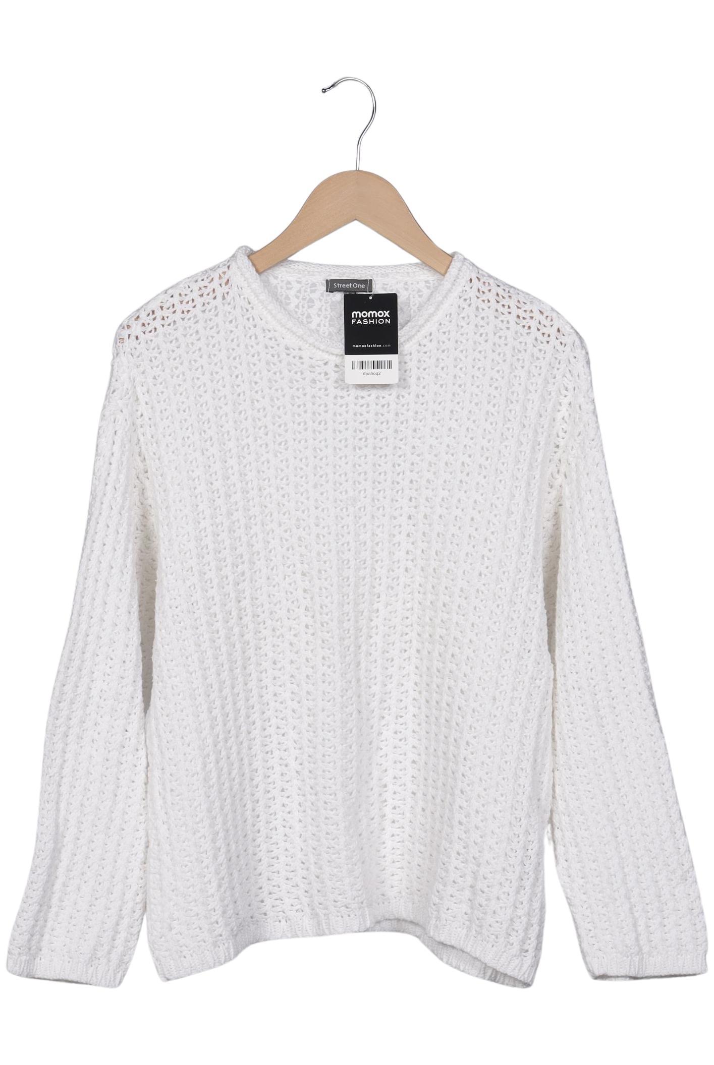 

Street One Damen Pullover, weiß, Gr. 42