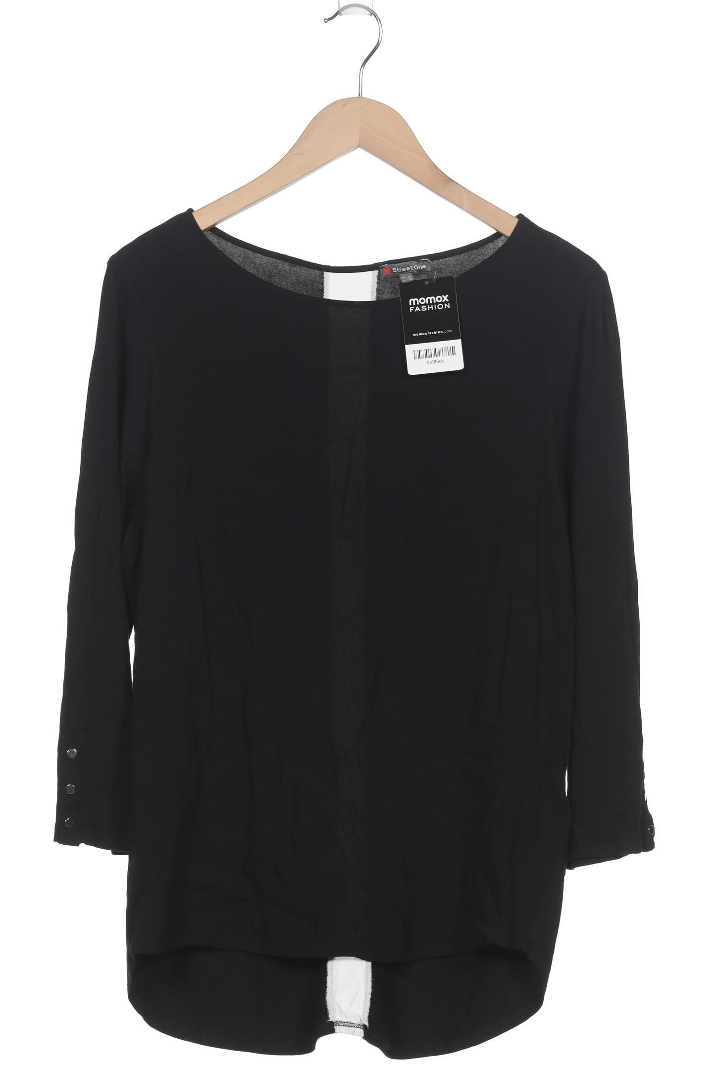 

Street One Damen Langarmshirt, schwarz, Gr. 44