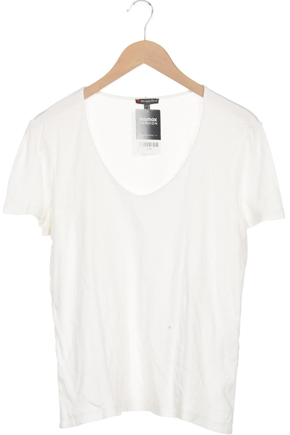 

Street One Damen T-Shirt, weiß, Gr. 40