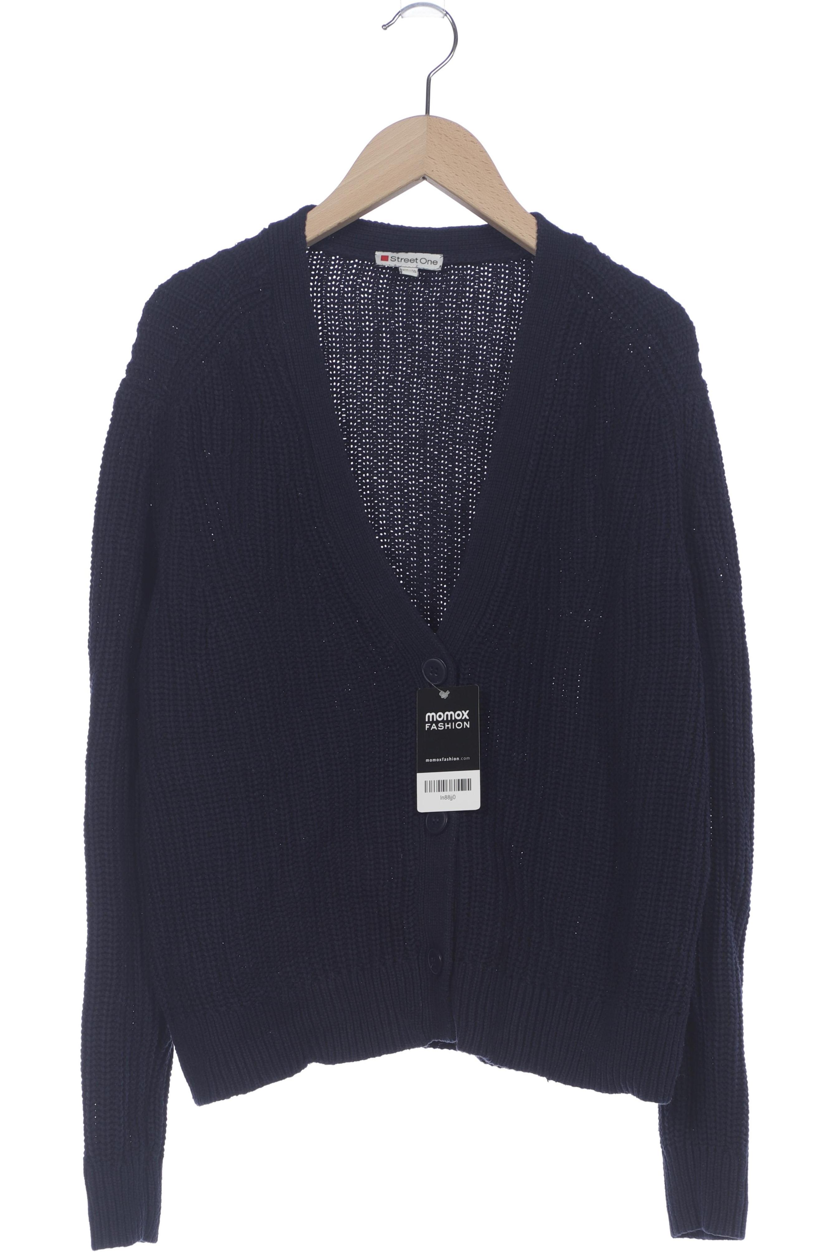 

Street One Damen Strickjacke, marineblau, Gr. 34