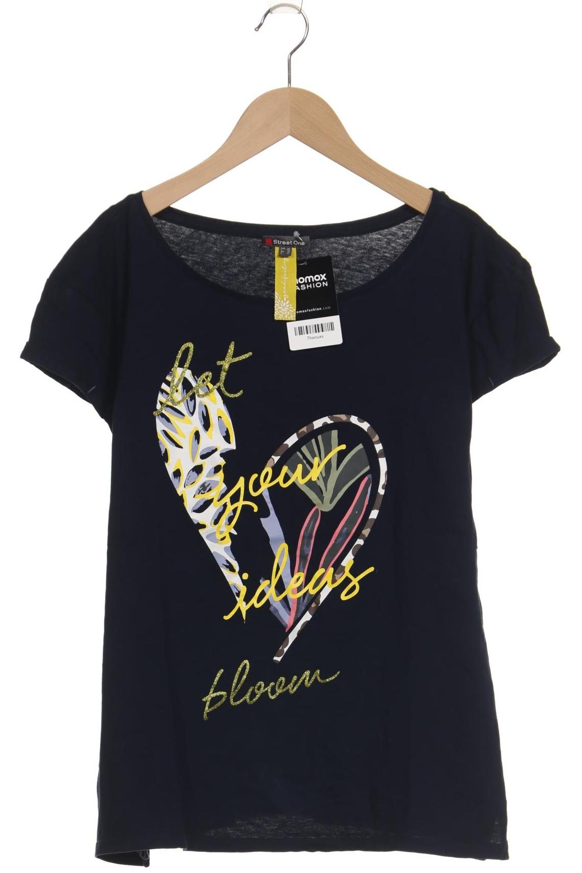 

Street One Damen T-Shirt, marineblau, Gr. 40