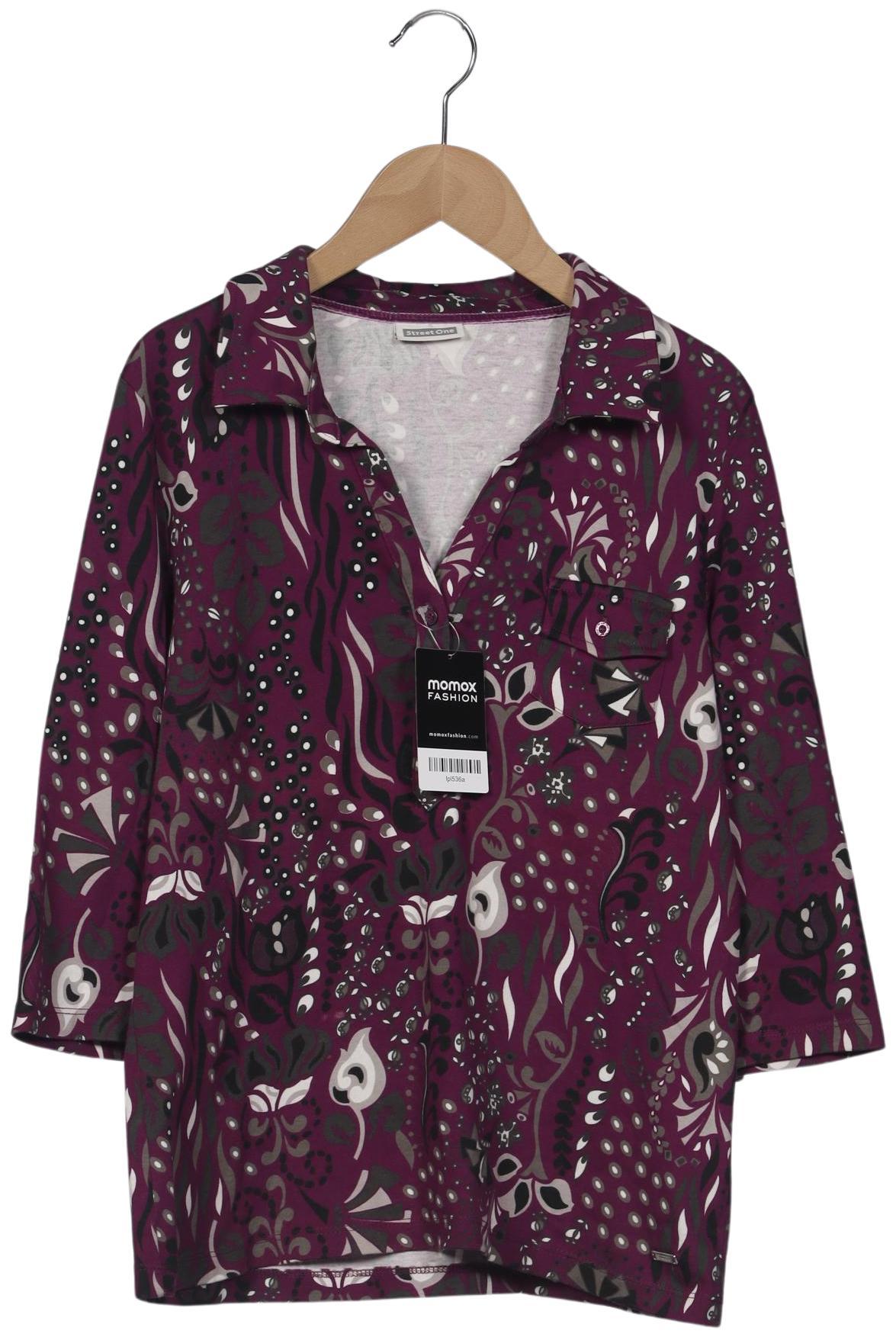 

Street One Damen Poloshirt, flieder, Gr. 42