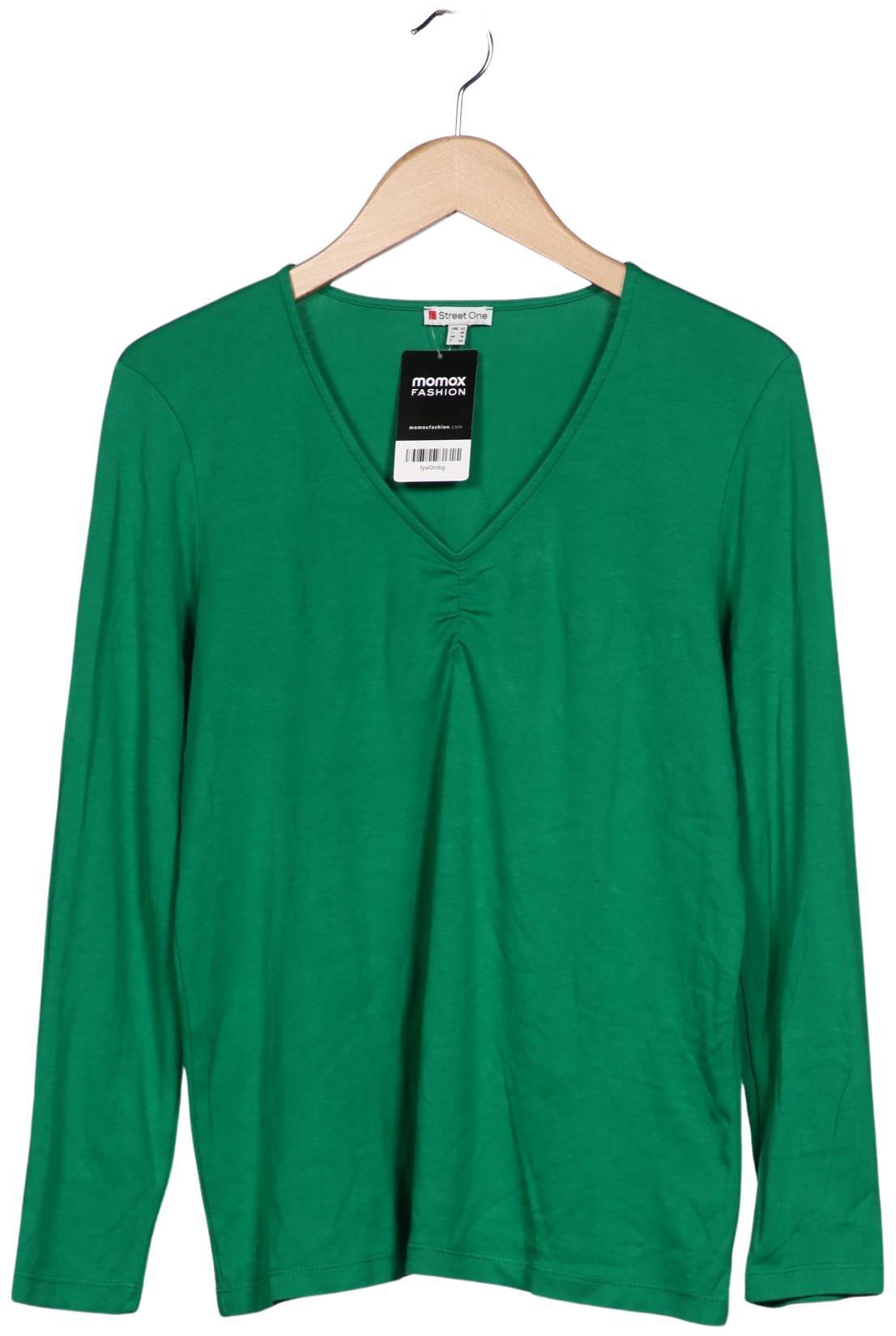 

Street One Damen Langarmshirt, grün, Gr. 42