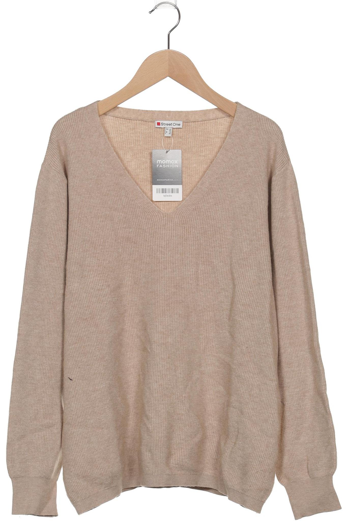 

Street One Damen Pullover, beige, Gr. 42