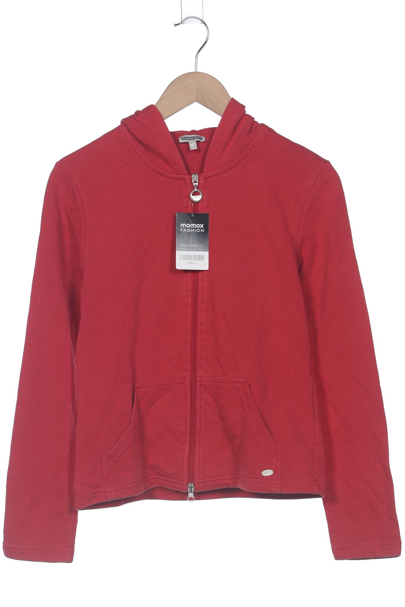 

Street One Damen Kapuzenpullover, rot, Gr. 38