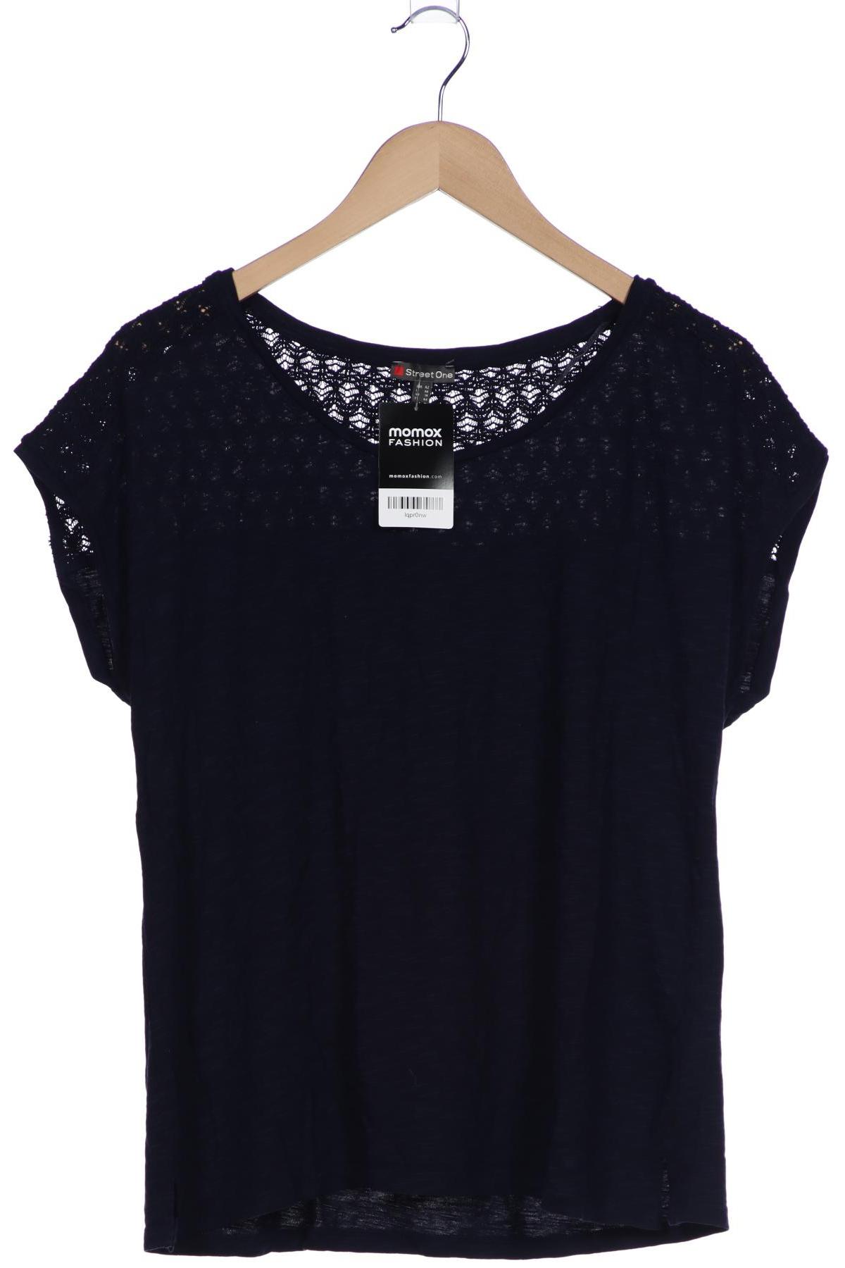 

Street One Damen T-Shirt, marineblau, Gr. 42