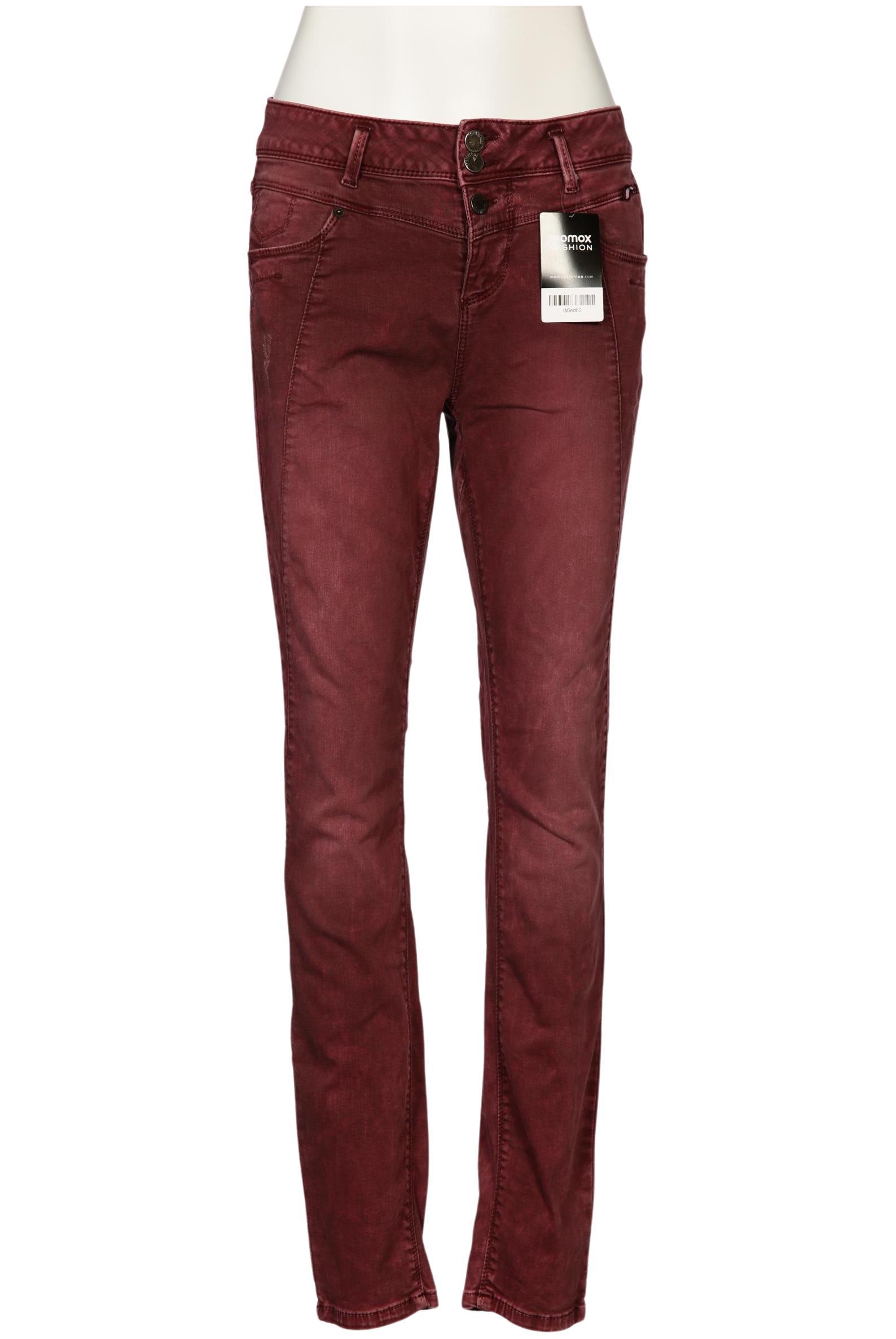 

Street One Damen Jeans, bordeaux, Gr. 27