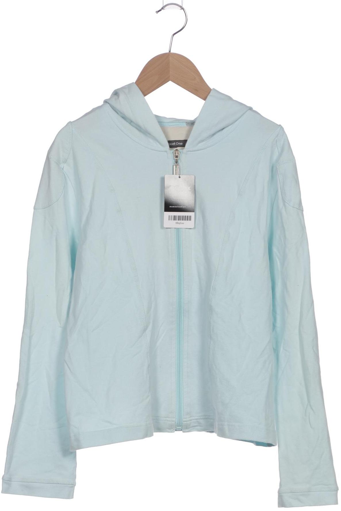 

Street One Damen Kapuzenpullover, hellblau, Gr. 38