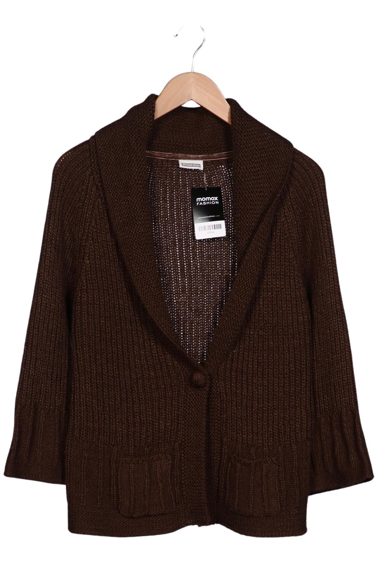 

Street One Damen Strickjacke, braun, Gr. 40
