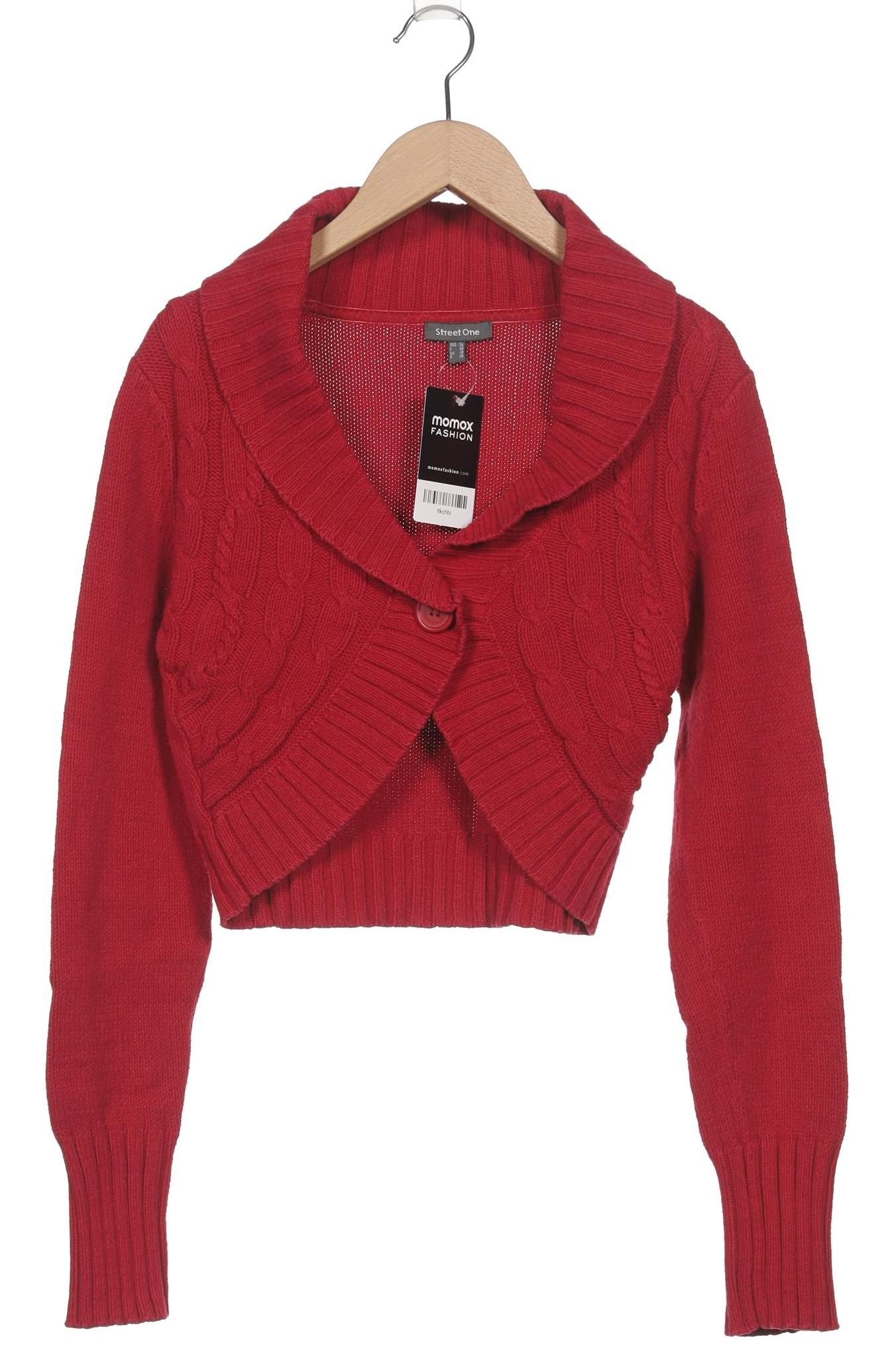 

Street One Damen Strickjacke, rot, Gr. 36