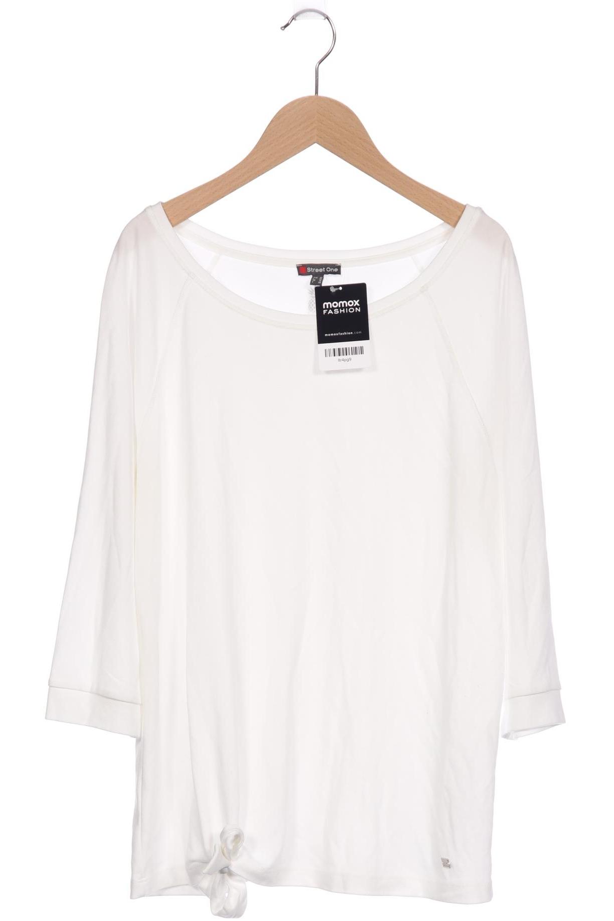 

Street One Damen Langarmshirt, weiß, Gr. 42