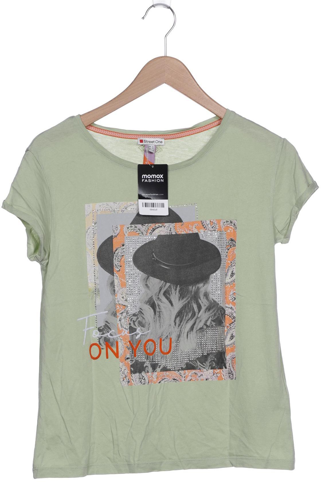 

Street One Damen T-Shirt, grün, Gr. 34