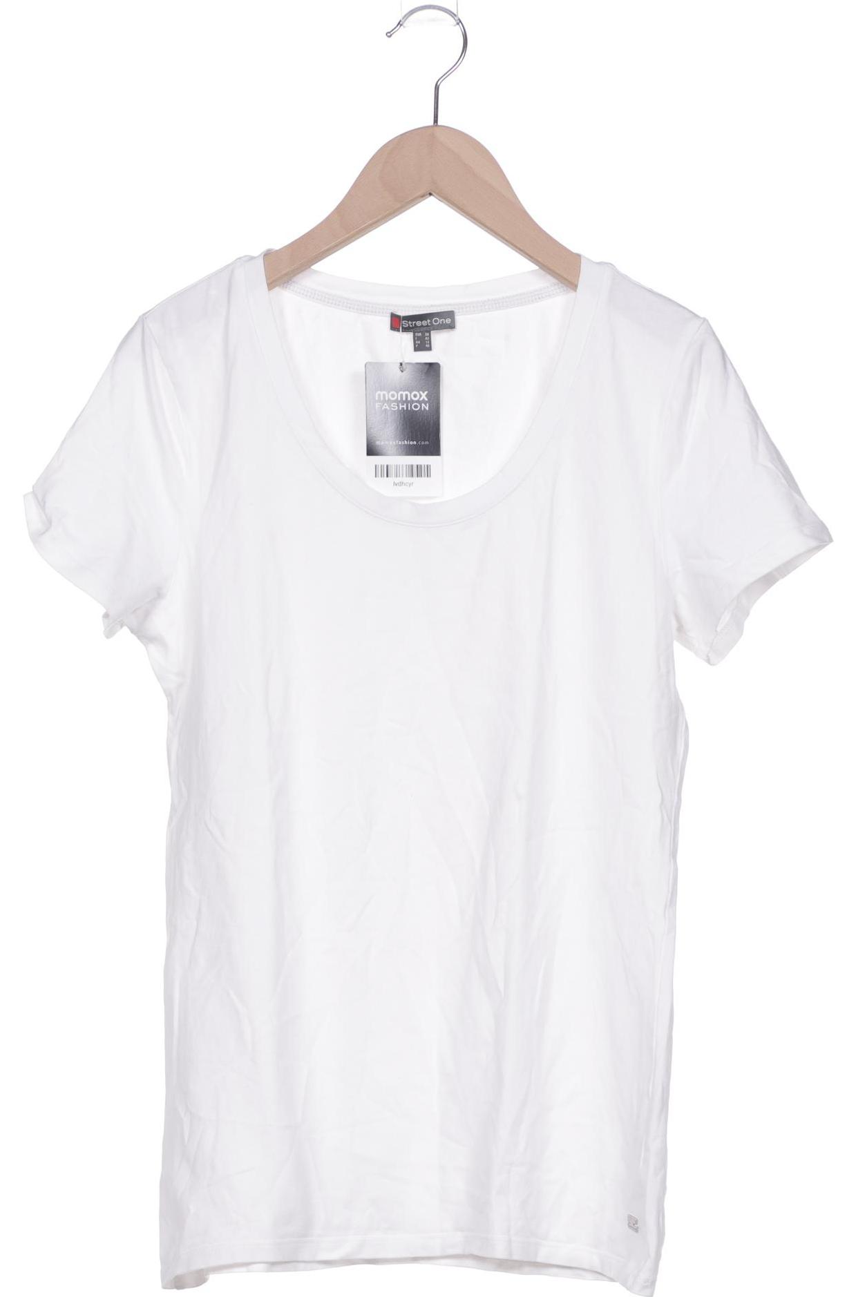 

Street One Damen T-Shirt, weiß, Gr. 38
