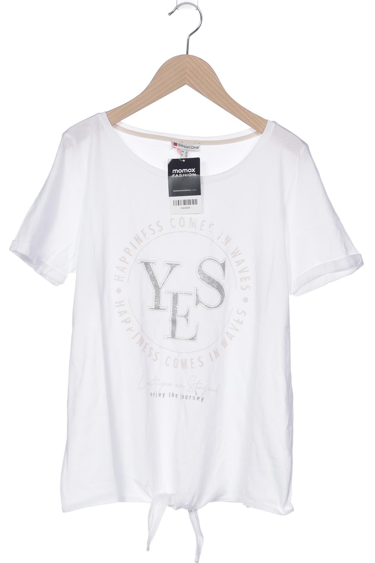 

Street One Damen T-Shirt, weiß, Gr. 36