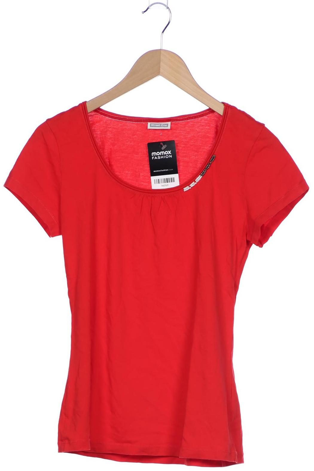 

Street One Damen T-Shirt, rot, Gr. 38