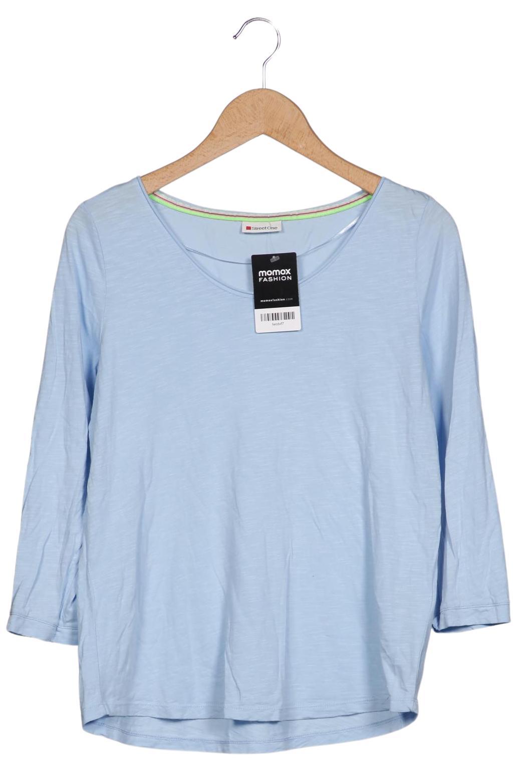 

Street One Damen Langarmshirt, hellblau, Gr. 38