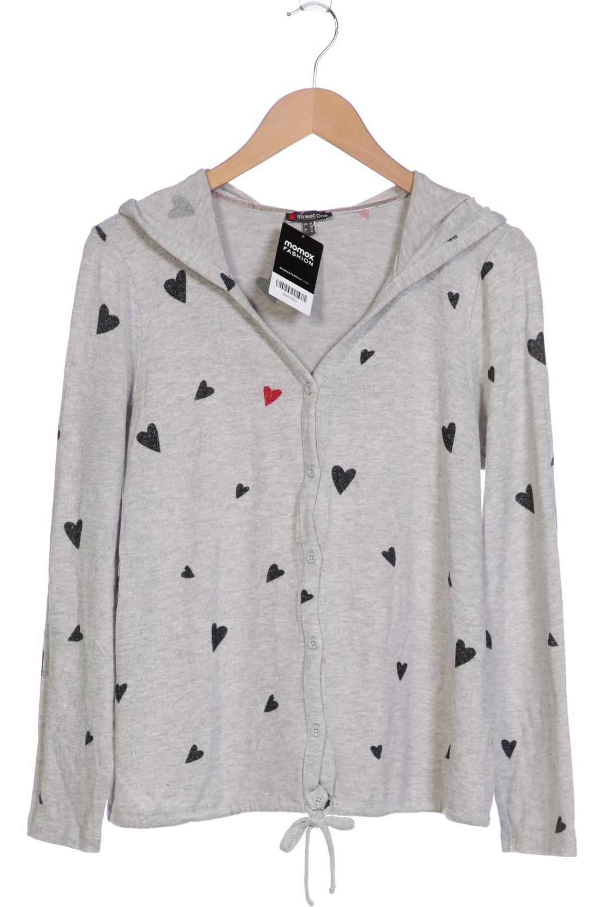

Street One Damen Strickjacke, grau, Gr. 38