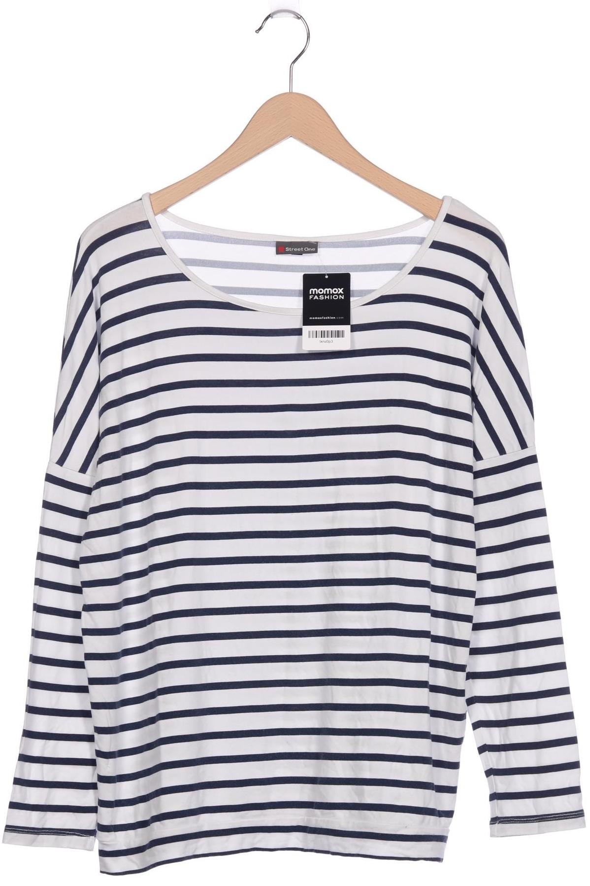 

Street One Damen Langarmshirt, weiß, Gr. 42