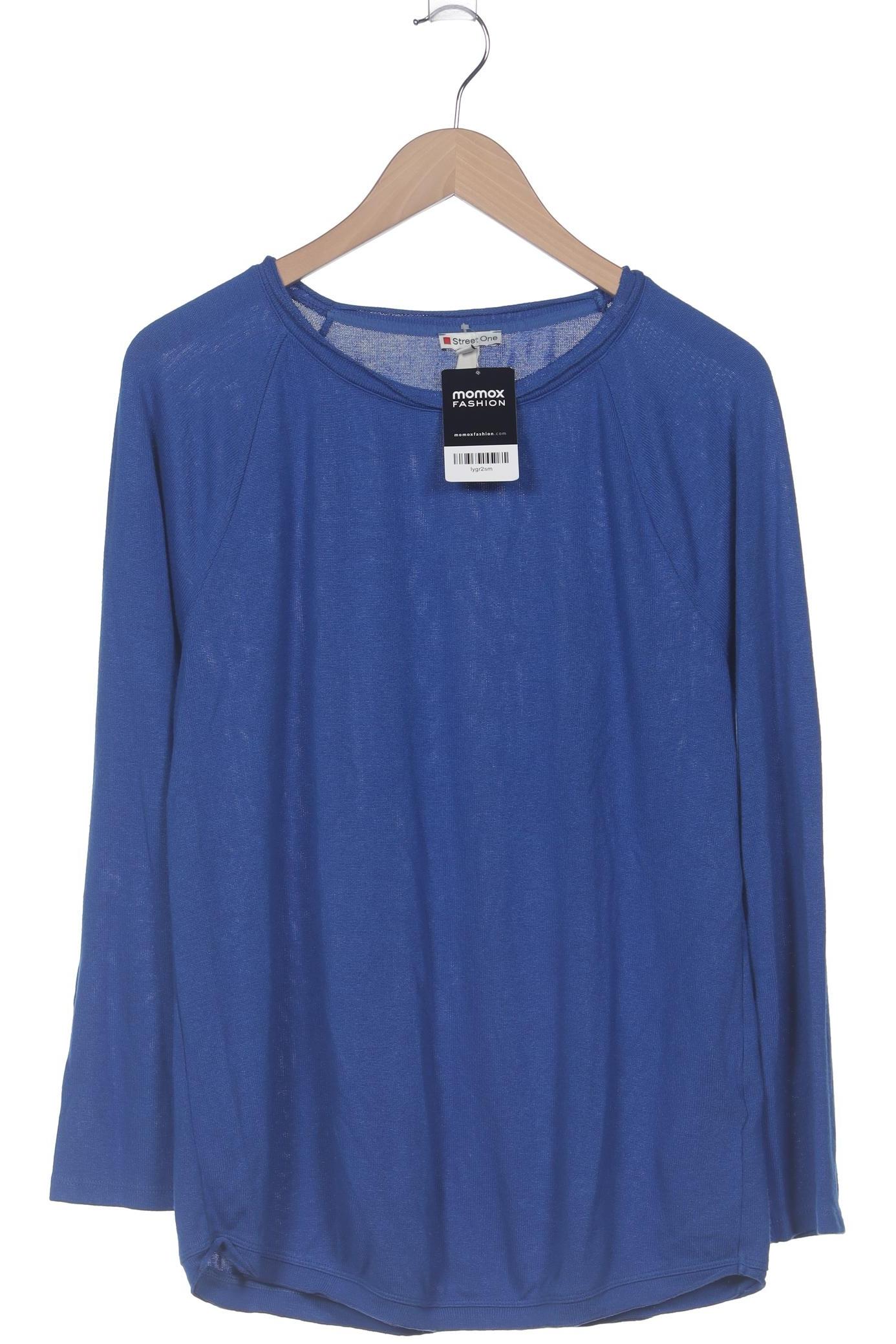 

Street One Damen Langarmshirt, blau, Gr. 44