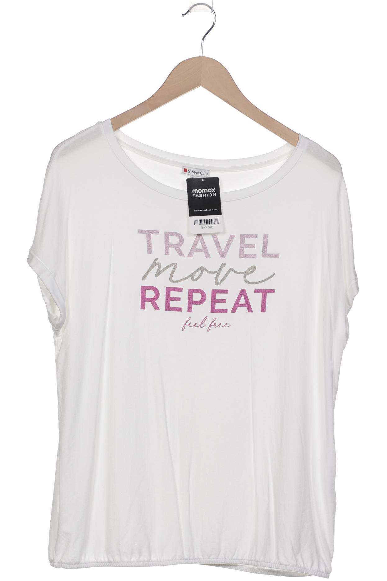 

Street One Damen T-Shirt, weiß, Gr. 38