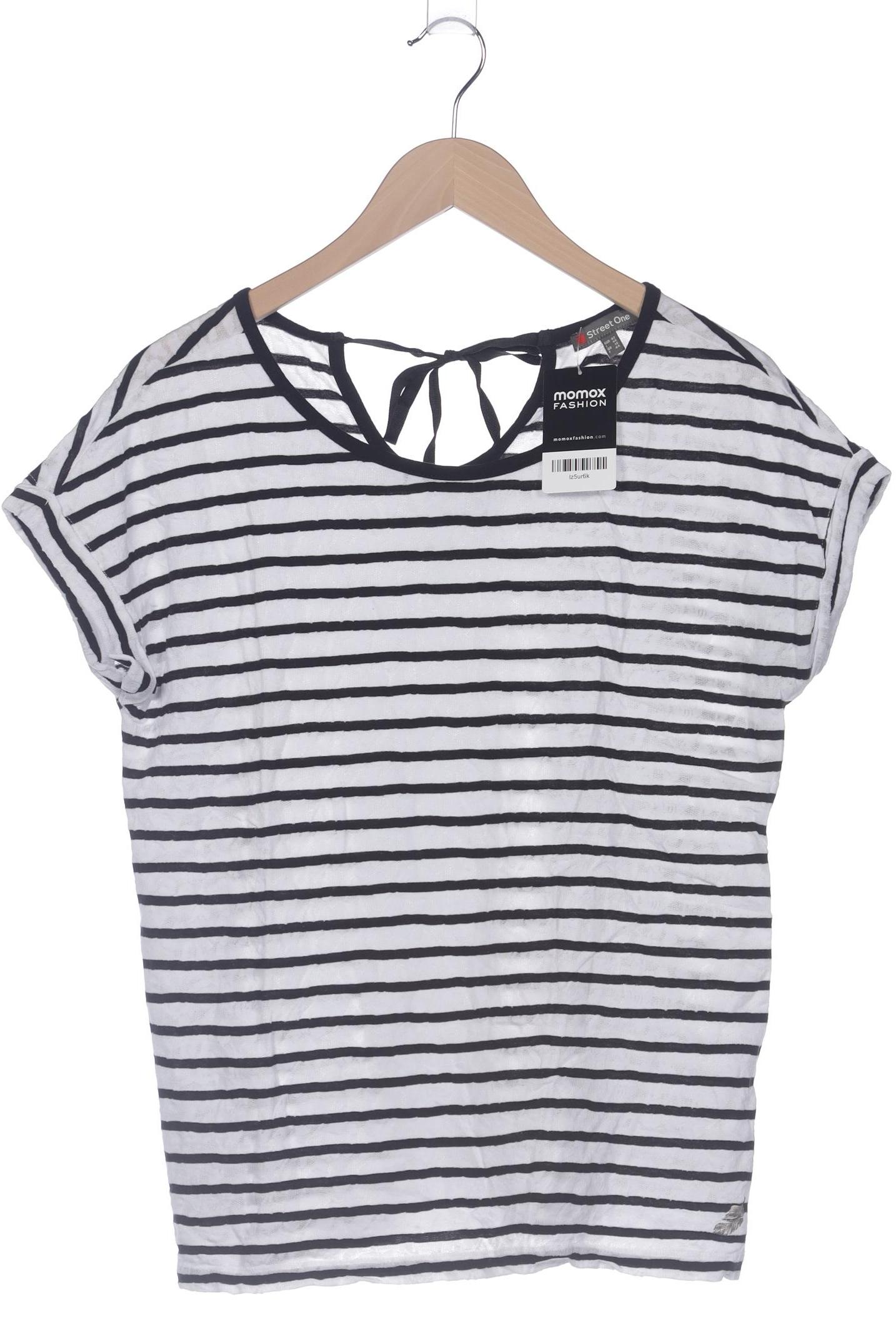 

Street One Damen T-Shirt, weiß, Gr. 42