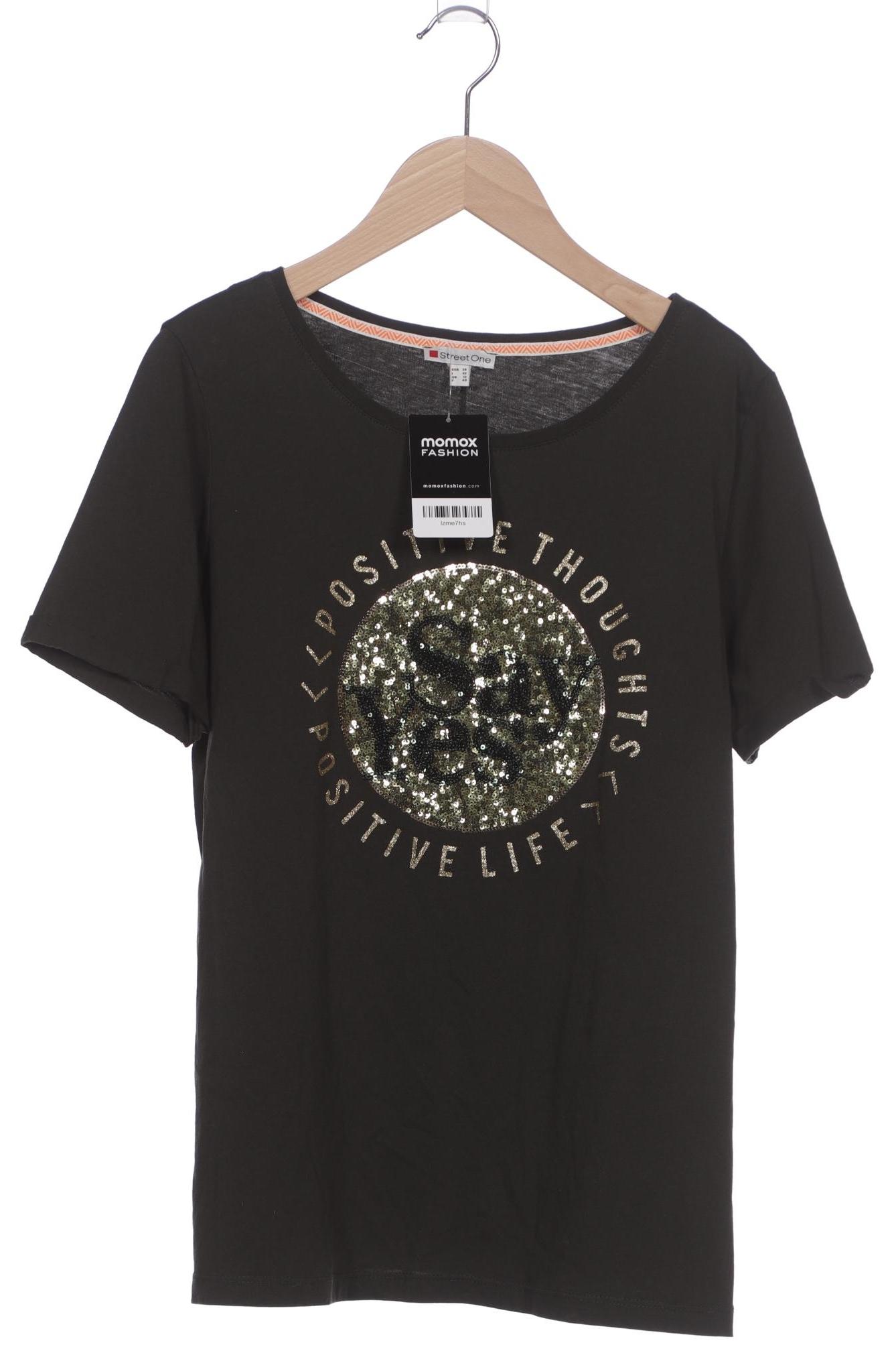 

Street One Damen T-Shirt, grün, Gr. 38