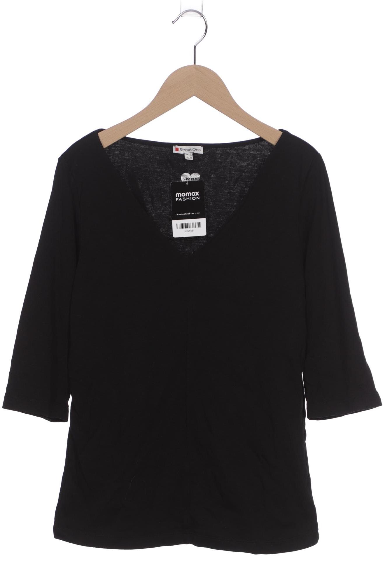 

Street One Damen T-Shirt, schwarz, Gr. 38