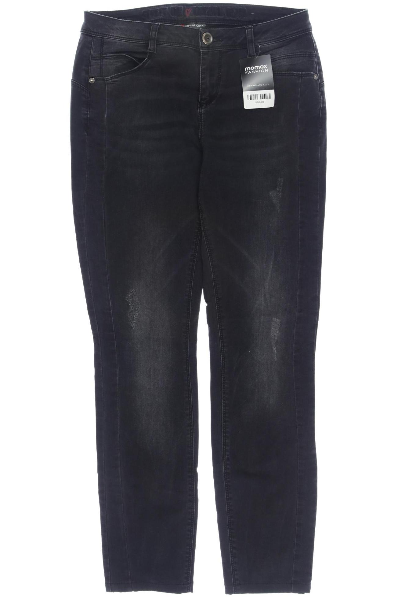 Thumbnail - Street One Damen Jeans, schwarz, Gr. 25