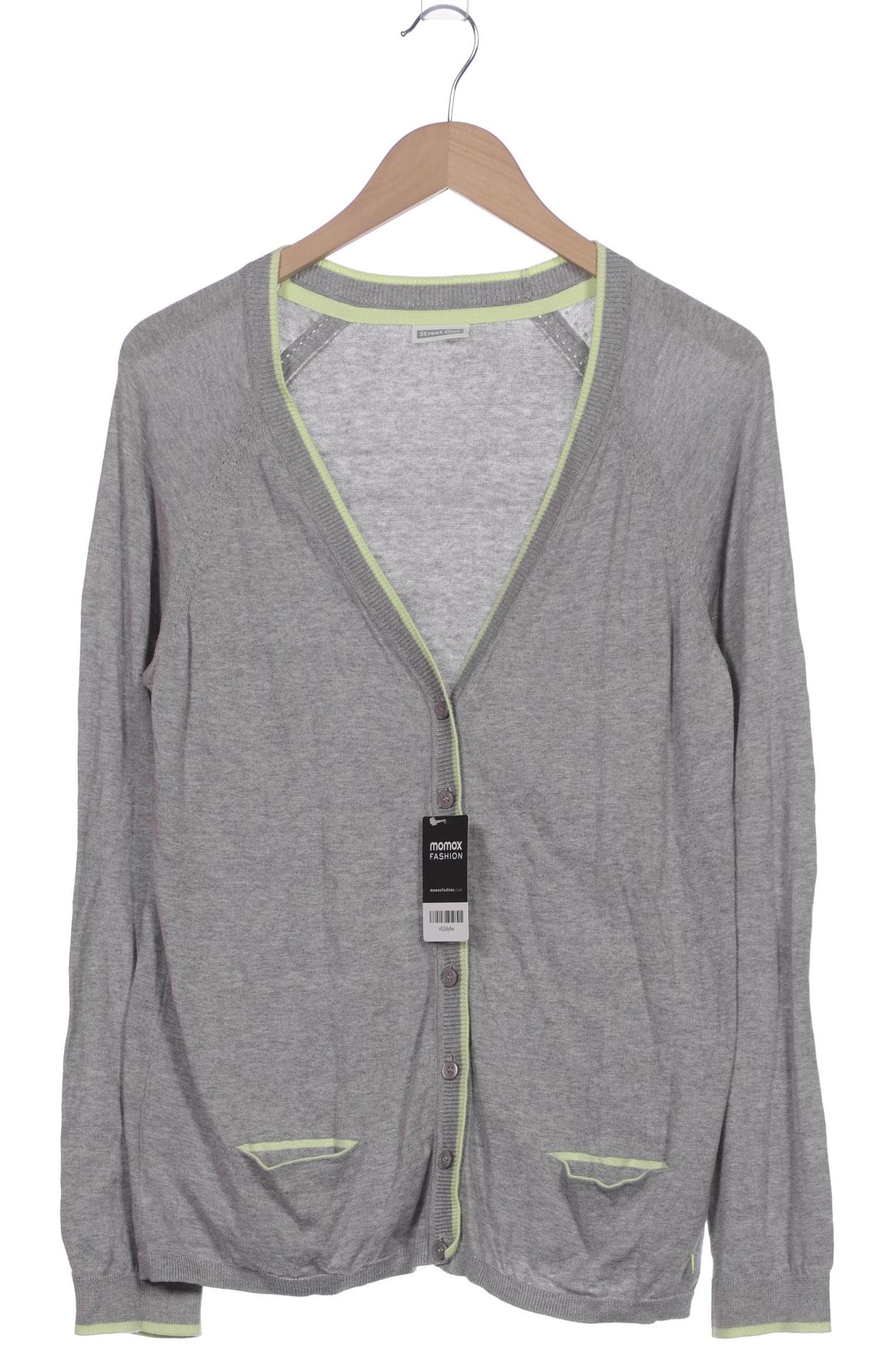 

Street One Damen Strickjacke, grau, Gr. 40