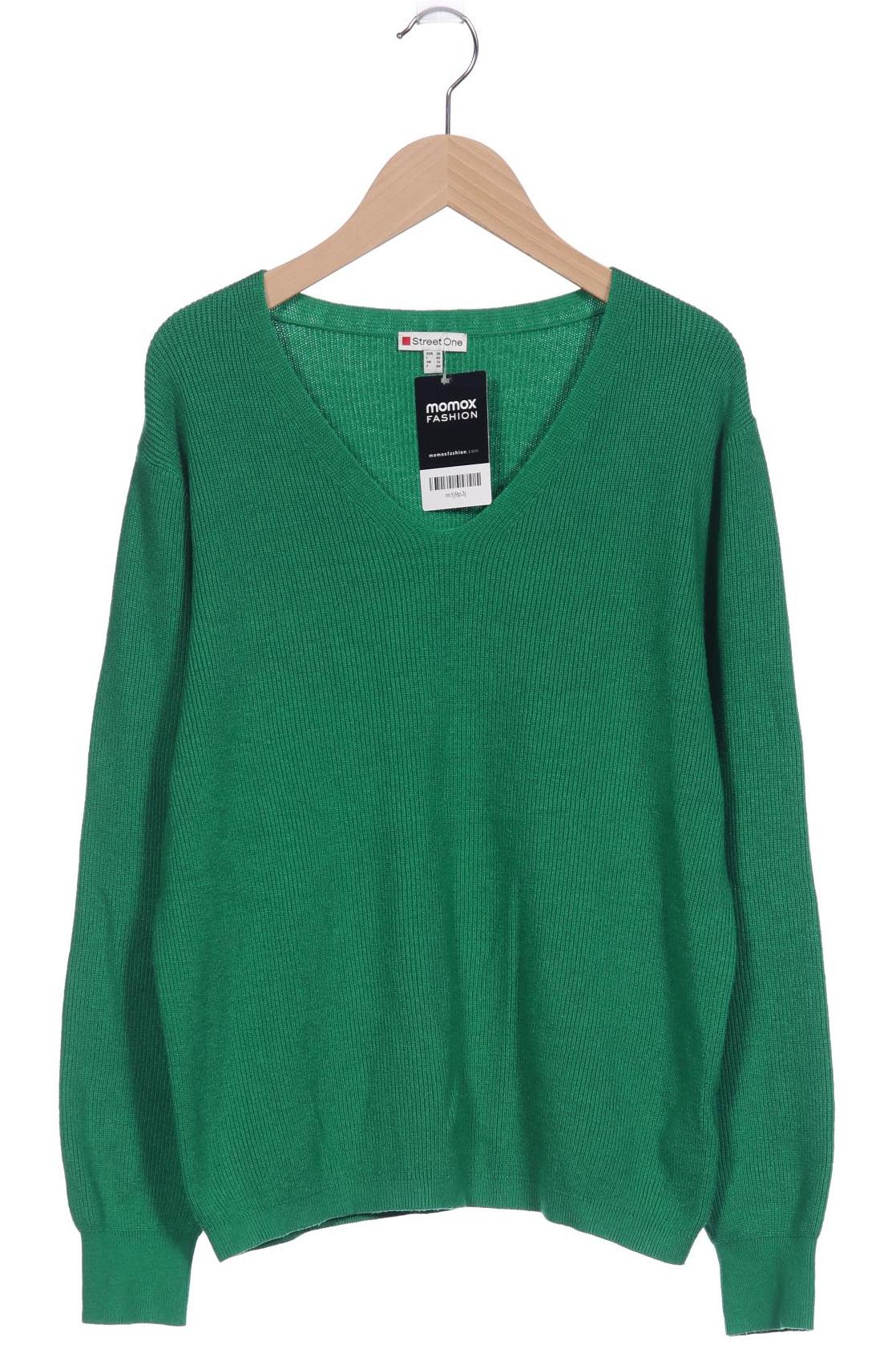 

Street One Damen Pullover, grün, Gr. 38