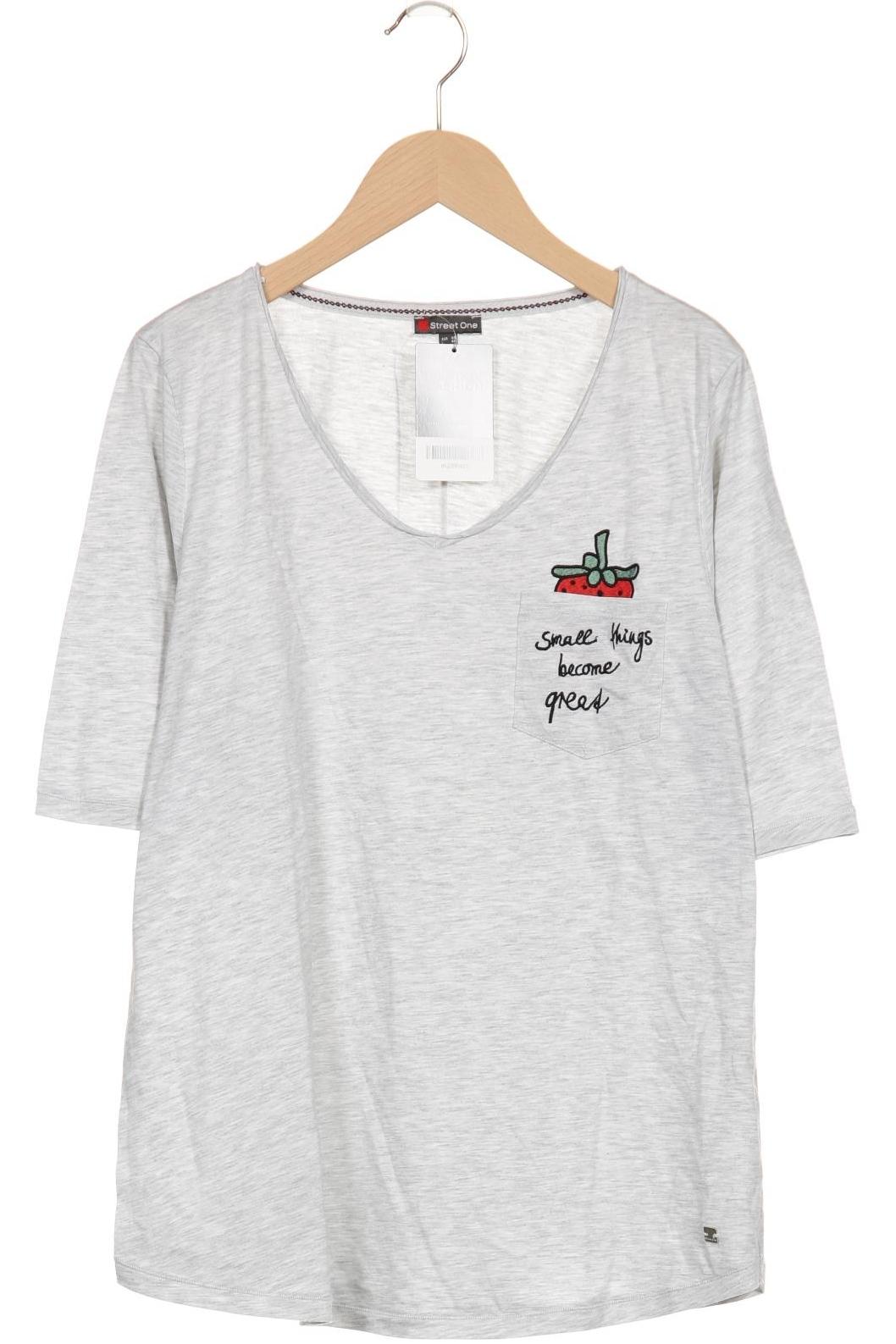 

Street One Damen T-Shirt, grau, Gr. 42