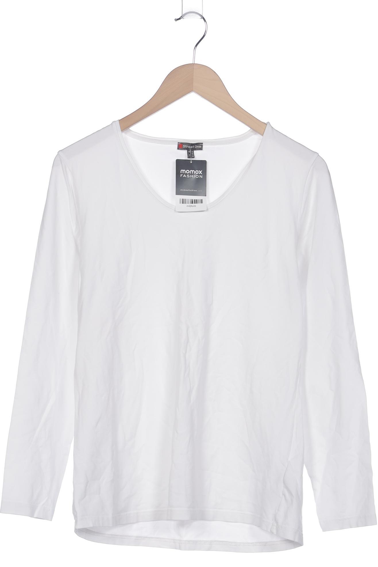 

Street One Damen Langarmshirt, weiß, Gr. 44