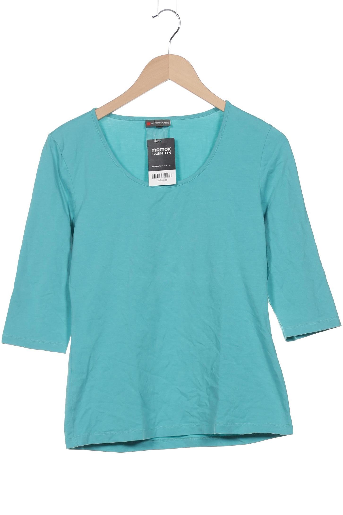 

Street One Damen Langarmshirt, blau, Gr. 42