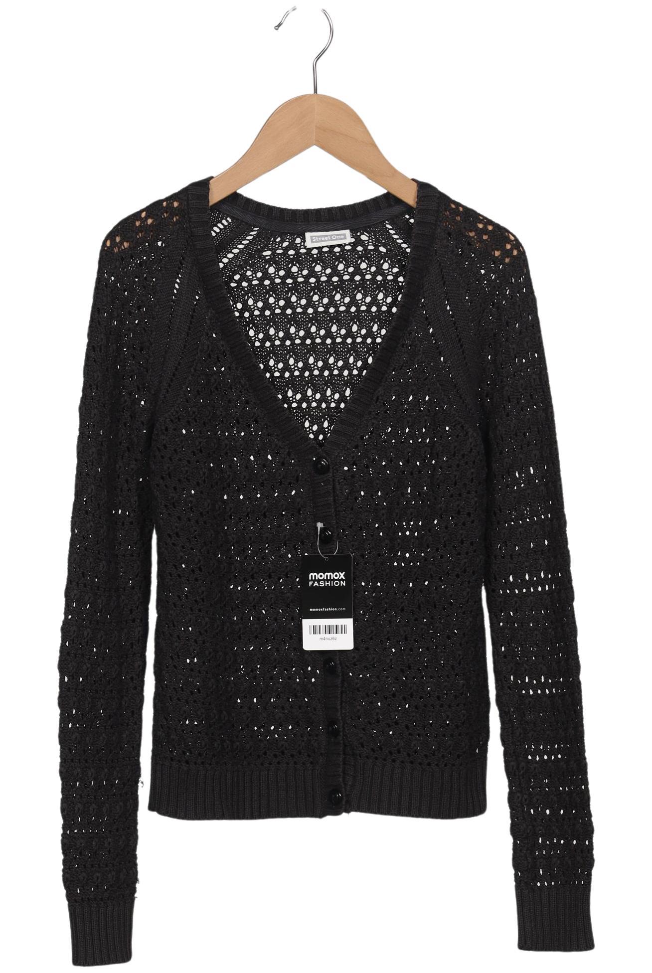 

Street One Damen Strickjacke, schwarz, Gr. 36