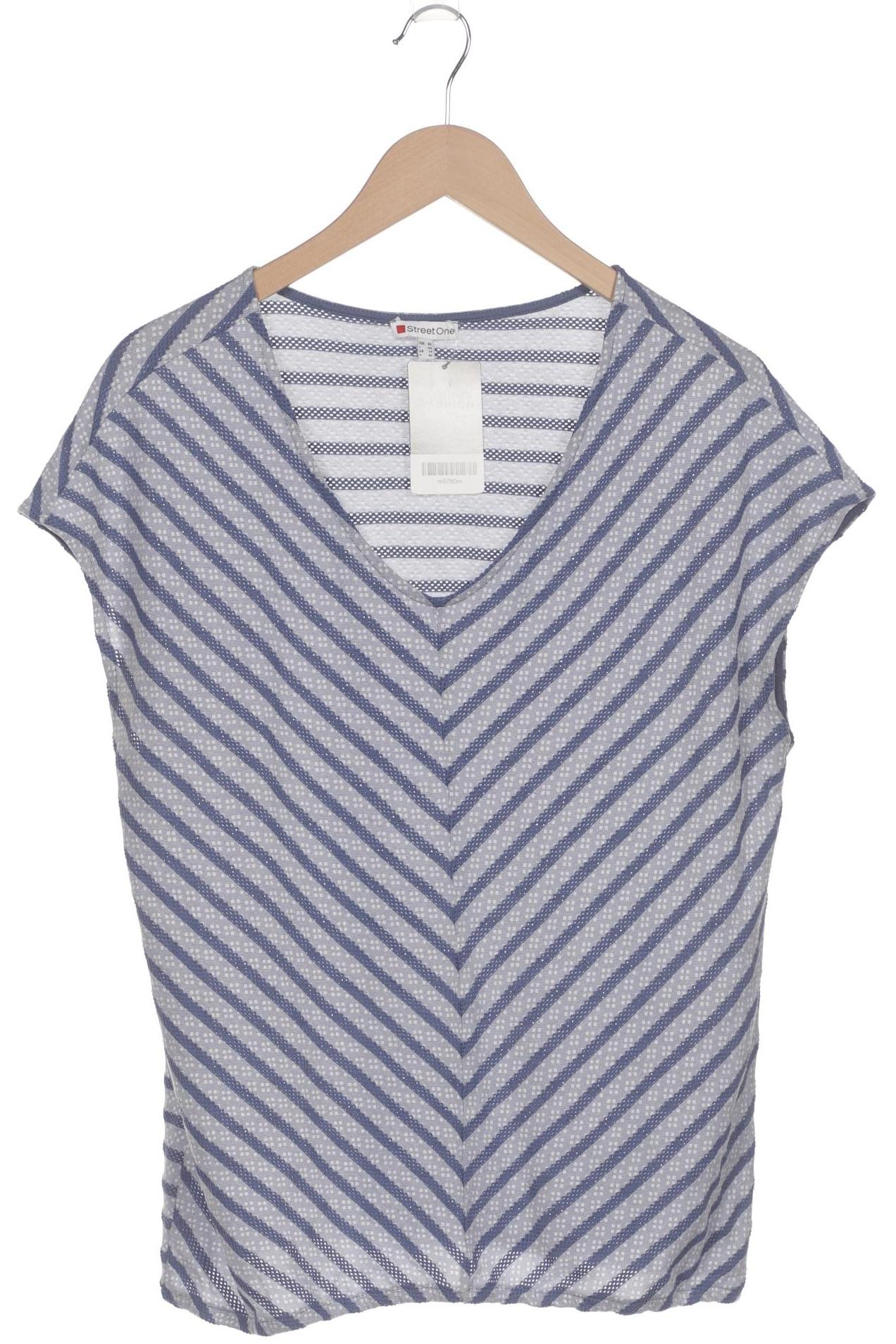 

Street One Damen T-Shirt, blau, Gr. 40