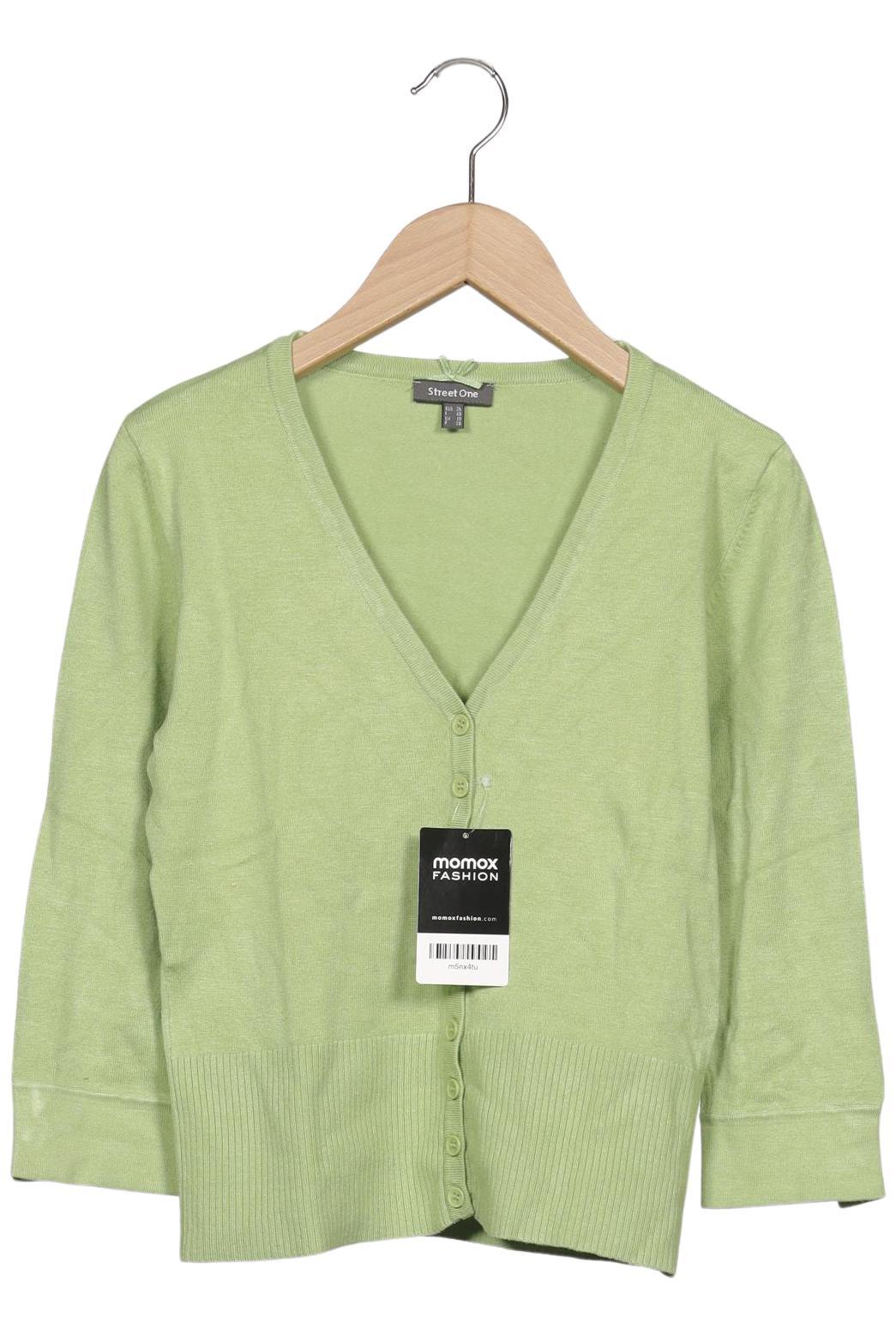 

Street One Damen Strickjacke, hellgrün, Gr. 36