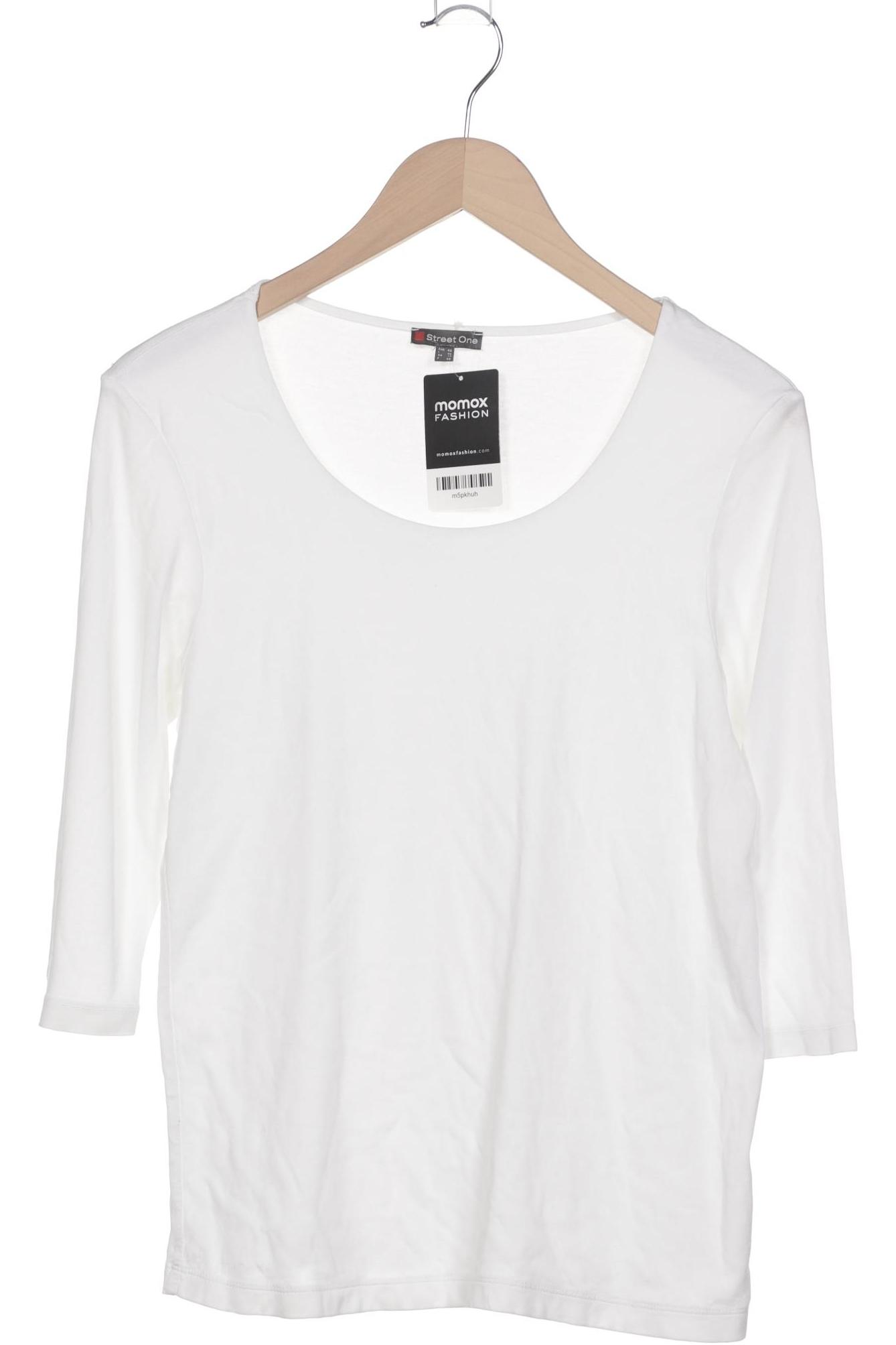 

Street One Damen Langarmshirt, weiß, Gr. 40
