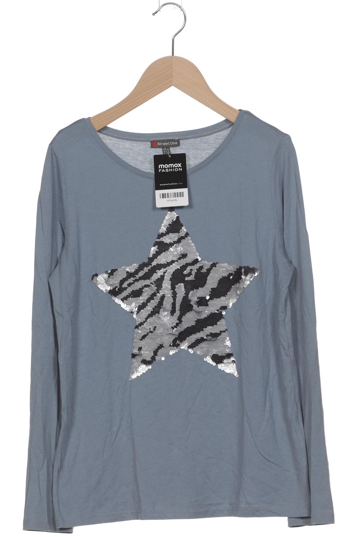 

Street One Damen Langarmshirt, blau, Gr. 34