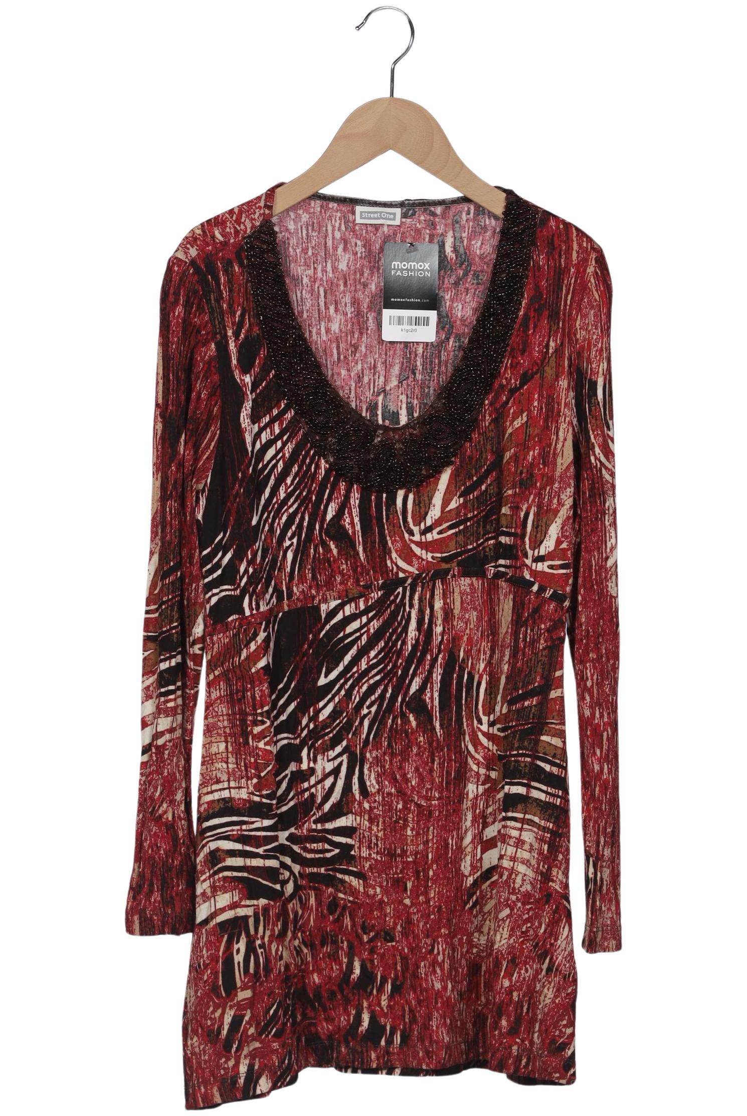 

Street One Damen Langarmshirt, rot, Gr. 42