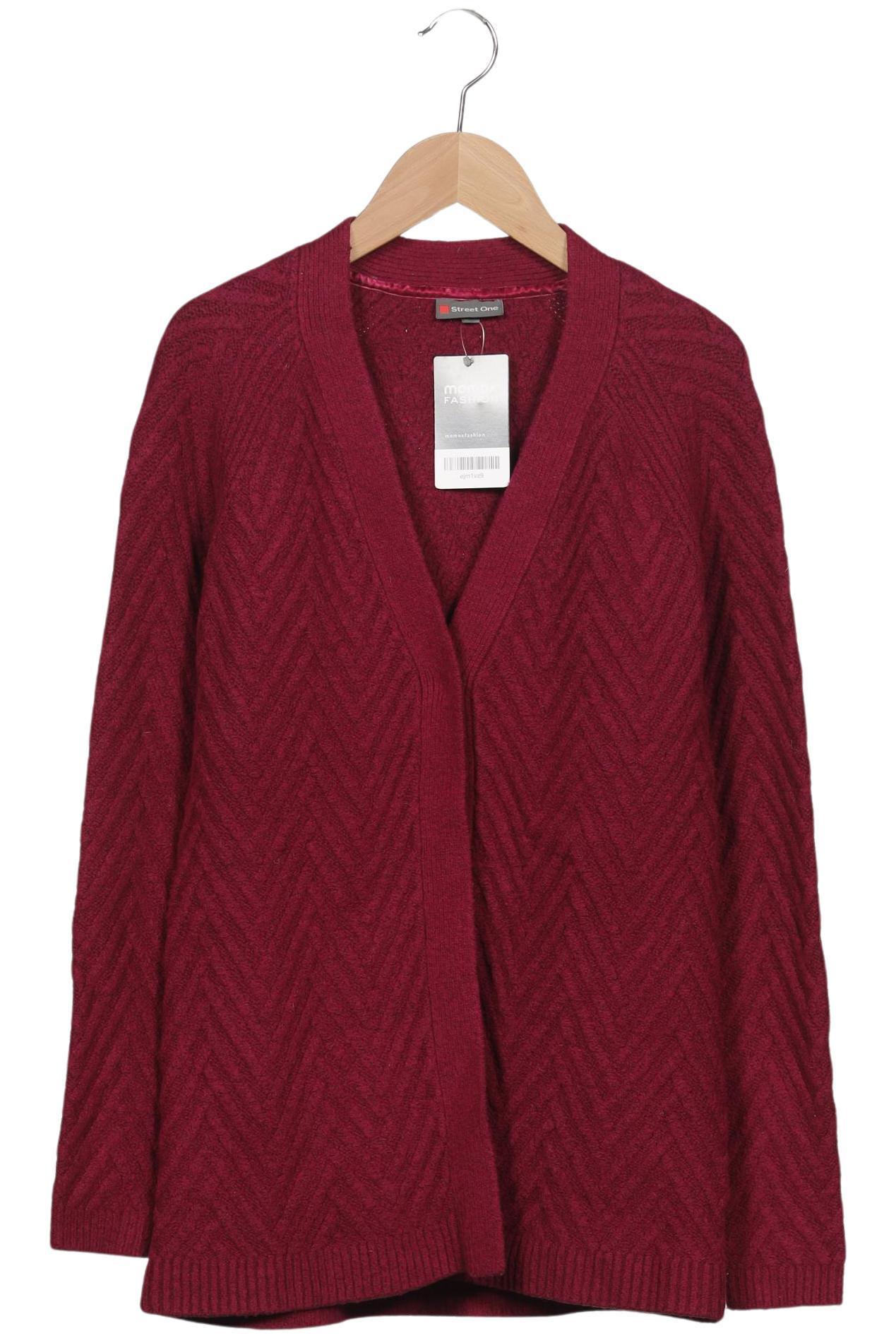 

Street One Damen Strickjacke, bordeaux, Gr. 36