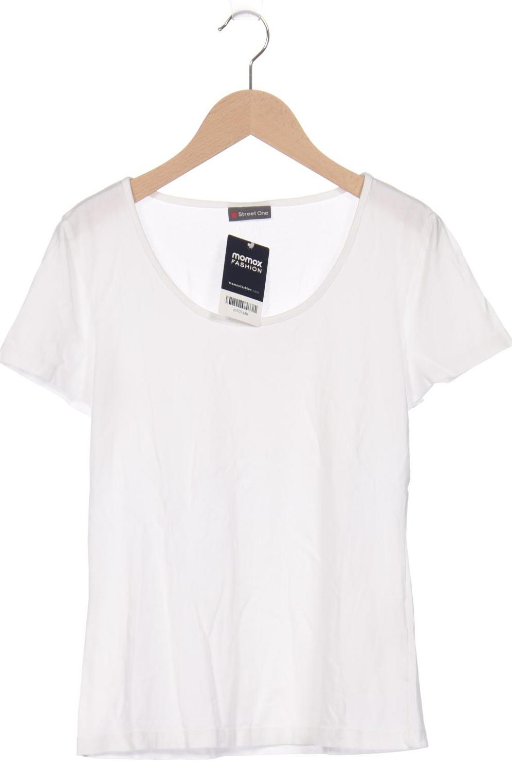 

Street One Damen T-Shirt, weiß, Gr. 38