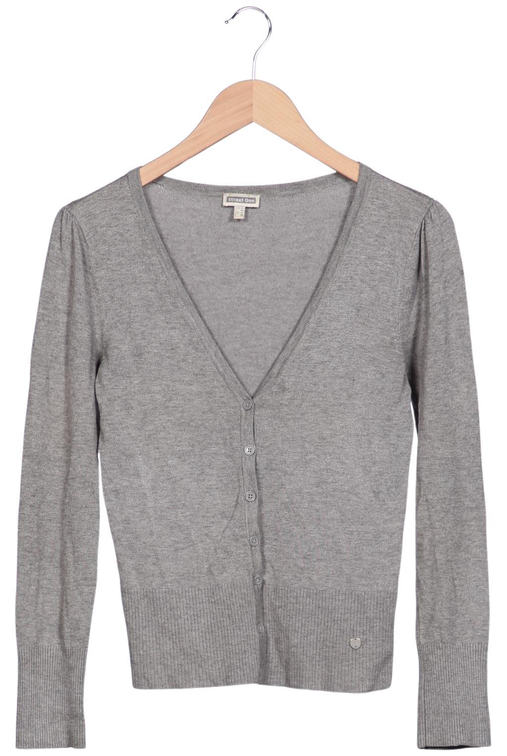 

Street One Damen Strickjacke, grau, Gr. 36