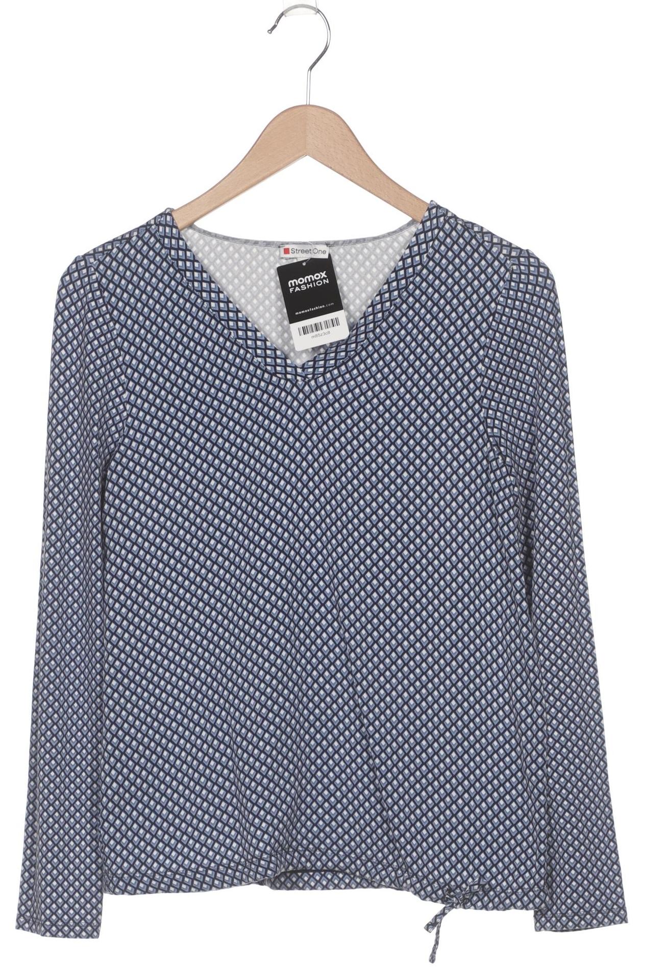 

Street One Damen Langarmshirt, blau, Gr. 34