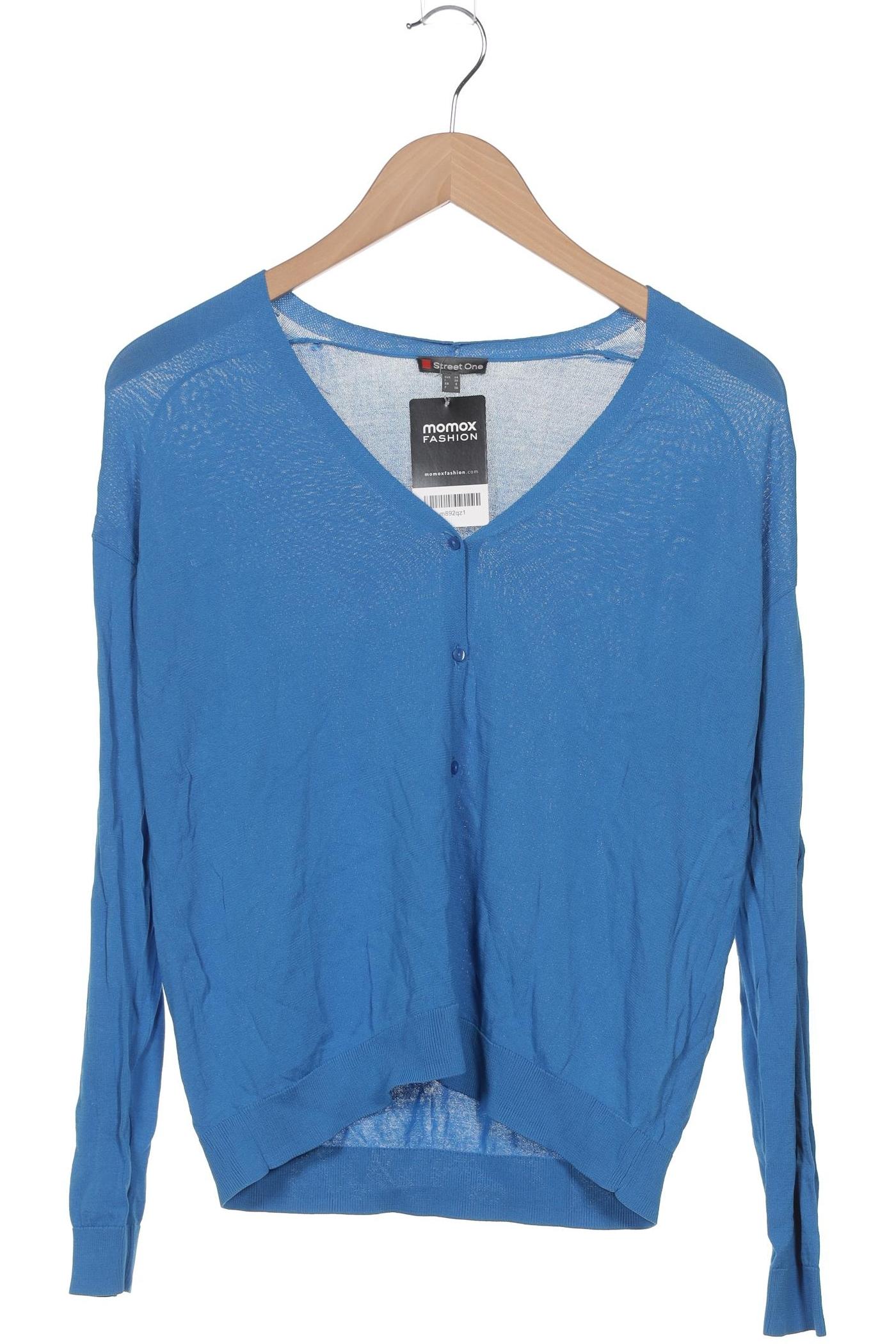 

Street One Damen Strickjacke, blau, Gr. 34