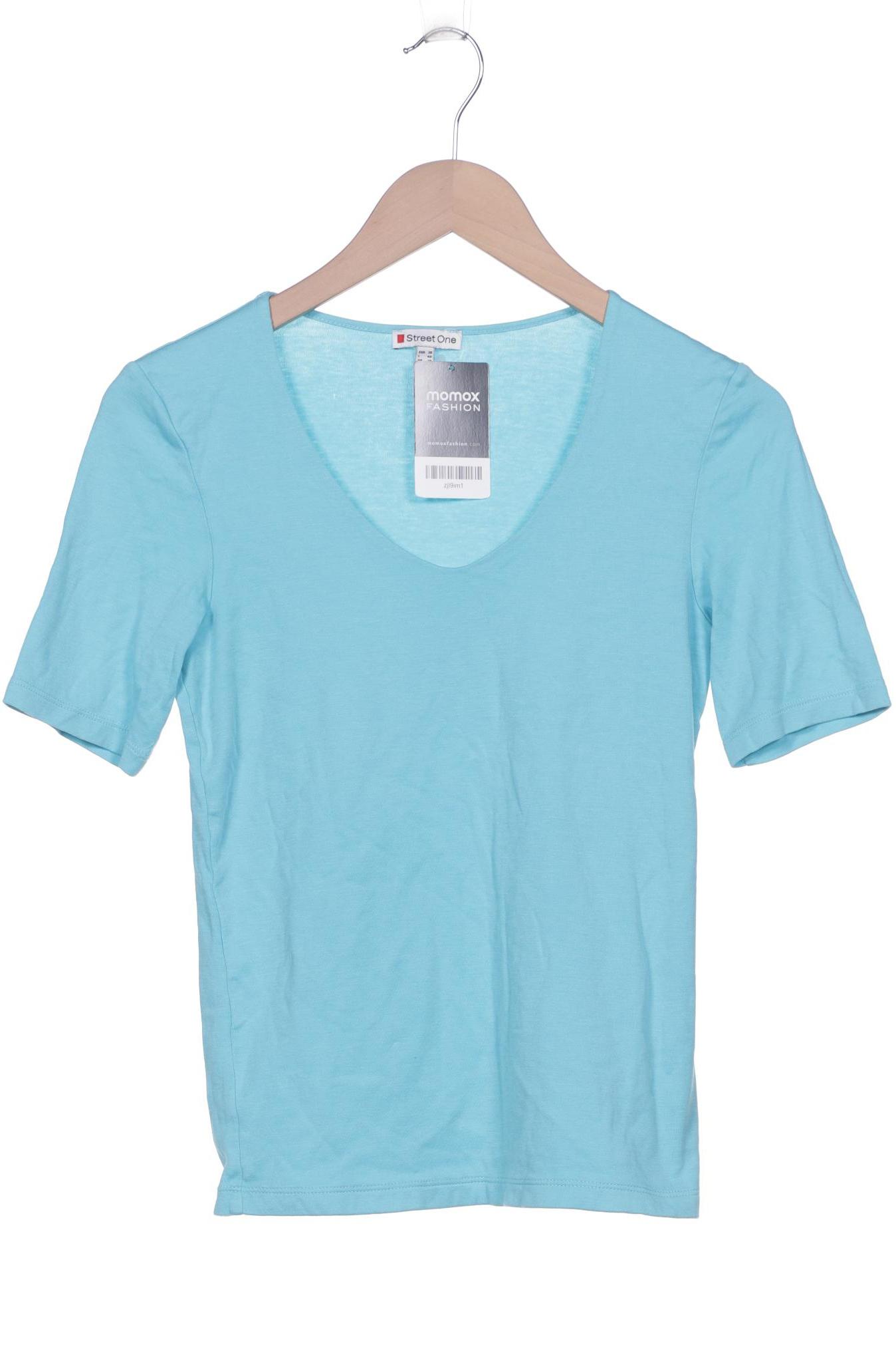 

Street One Damen T-Shirt, hellblau, Gr. 36