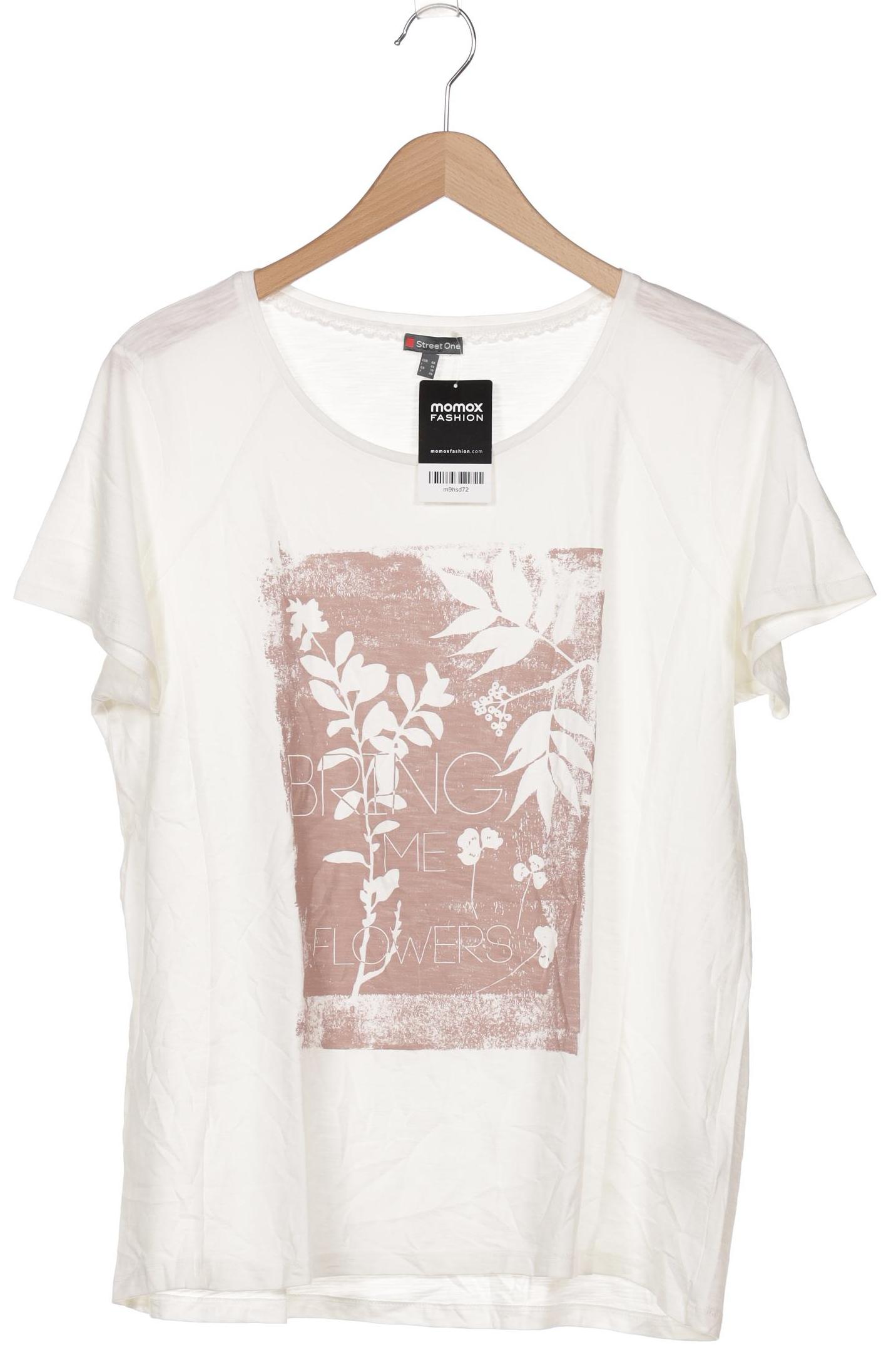 

Street One Damen T-Shirt, weiß, Gr. 44