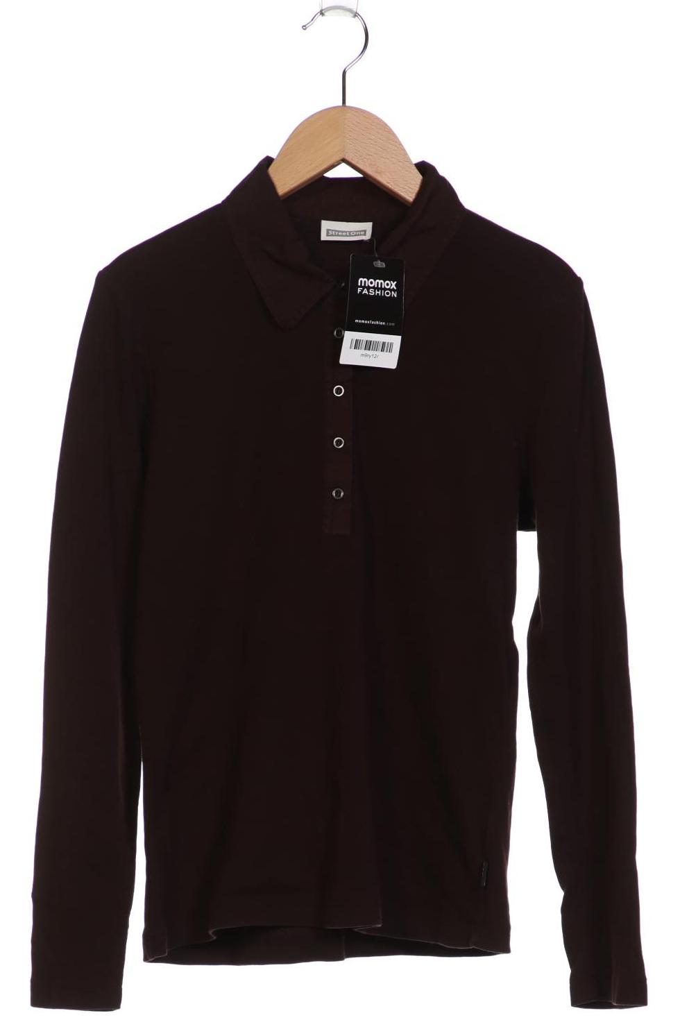 

Street One Damen Poloshirt, braun, Gr. 40