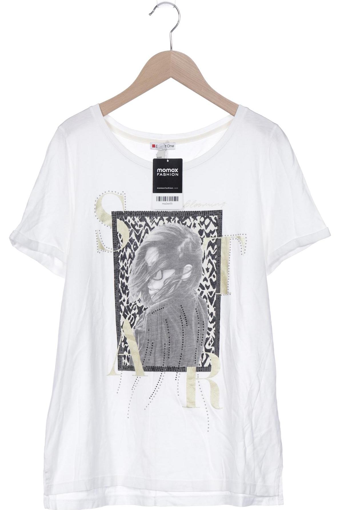 

Street One Damen T-Shirt, weiß, Gr. 38