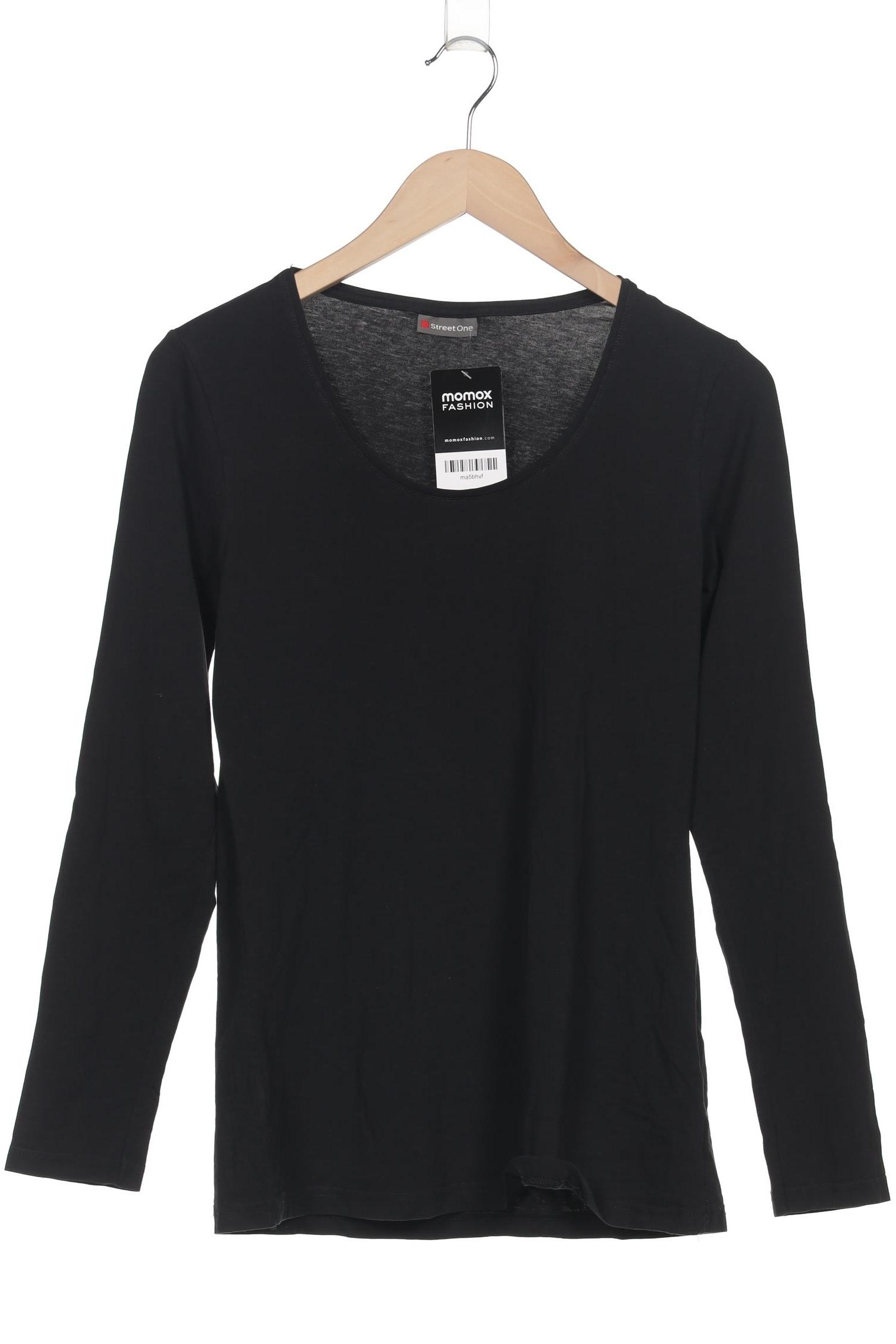 

Street One Damen Langarmshirt, schwarz, Gr. 42