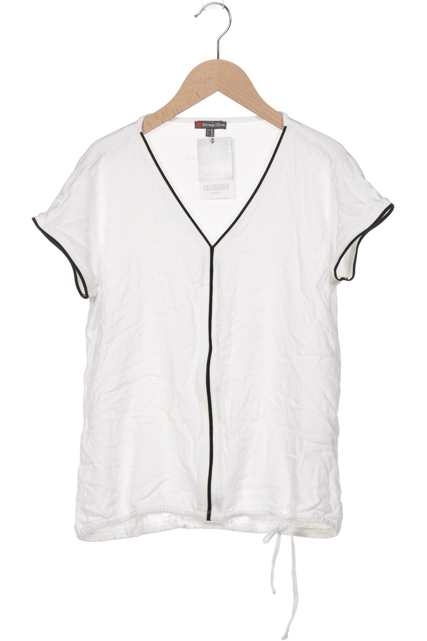 

Street One Damen T-Shirt, weiß, Gr. 38